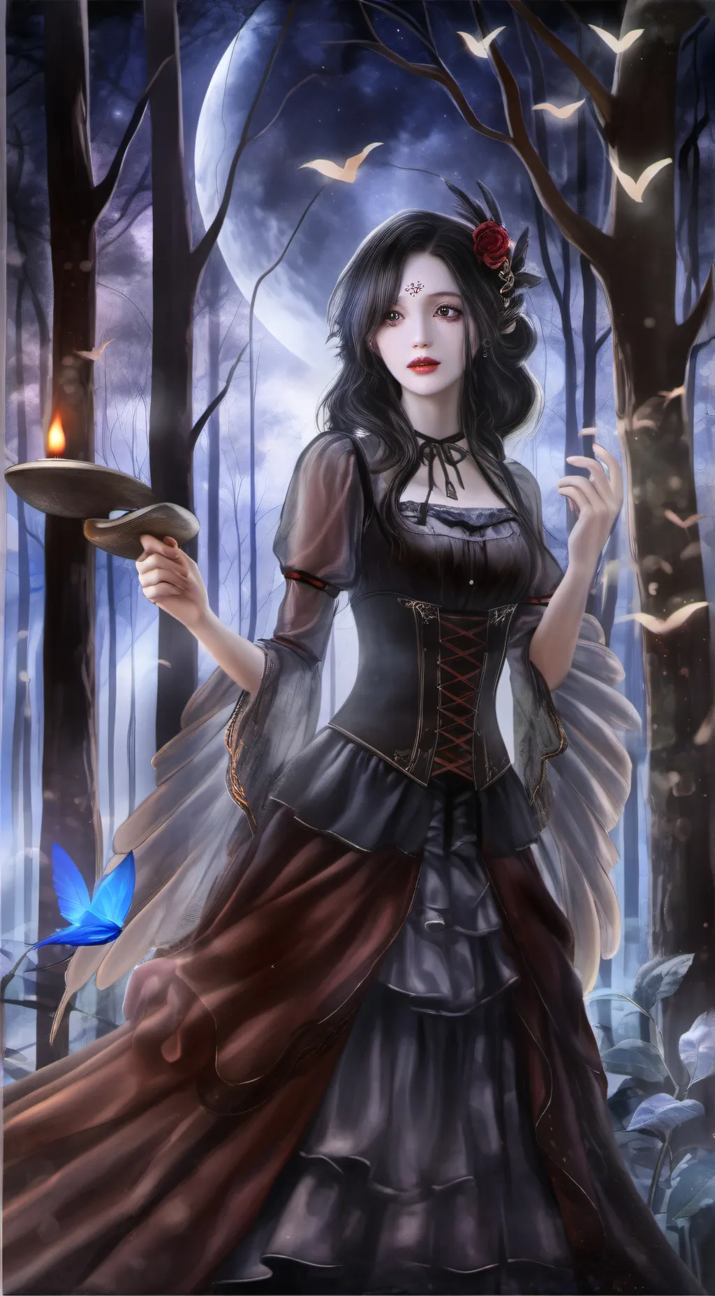 ai character: CaFae Latte background