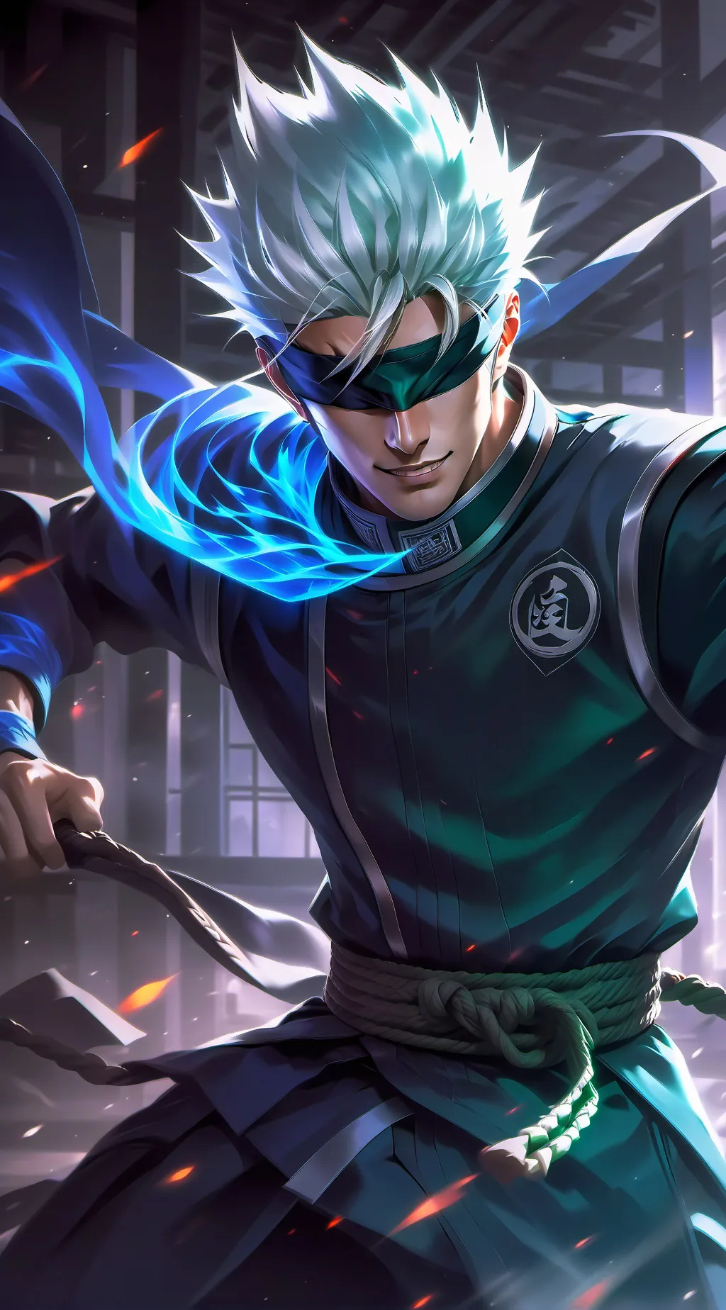 ai character: Satoru Gojo background