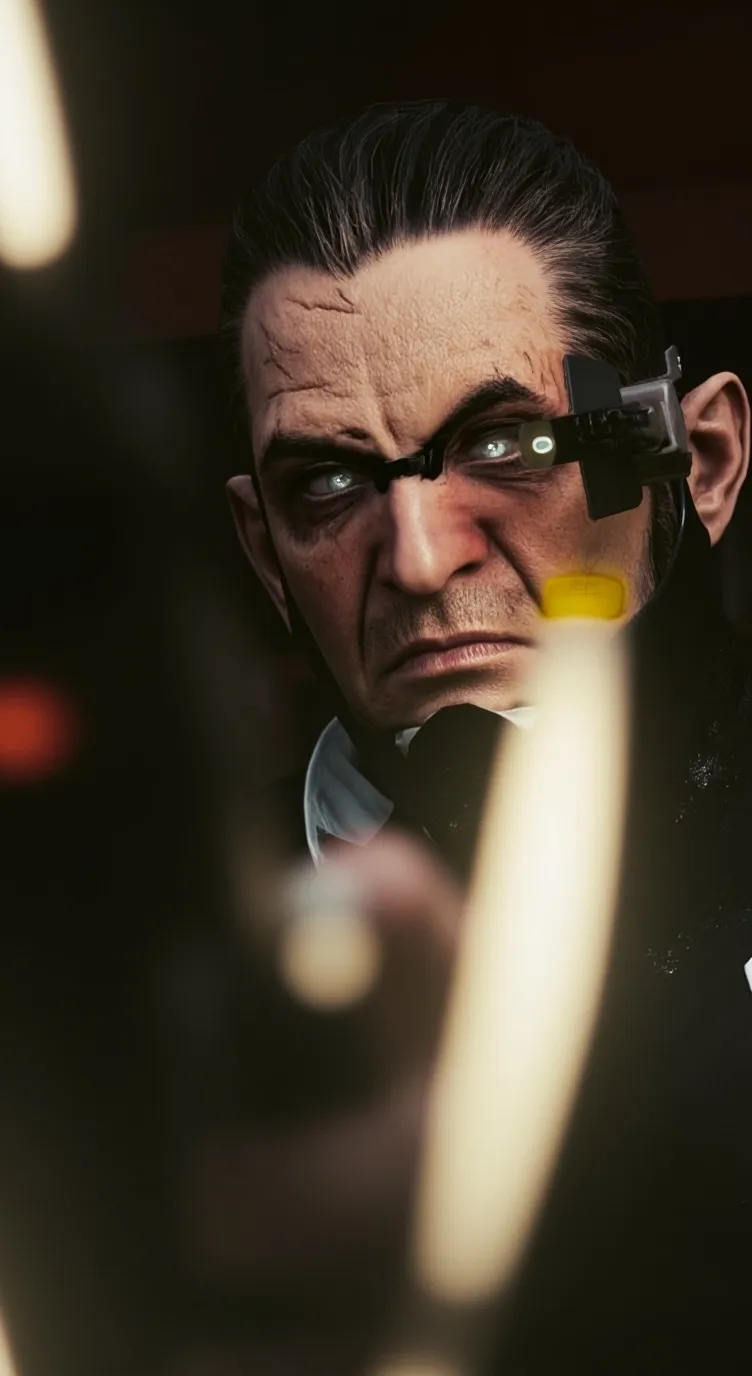 ai character: G-man 4.0 background