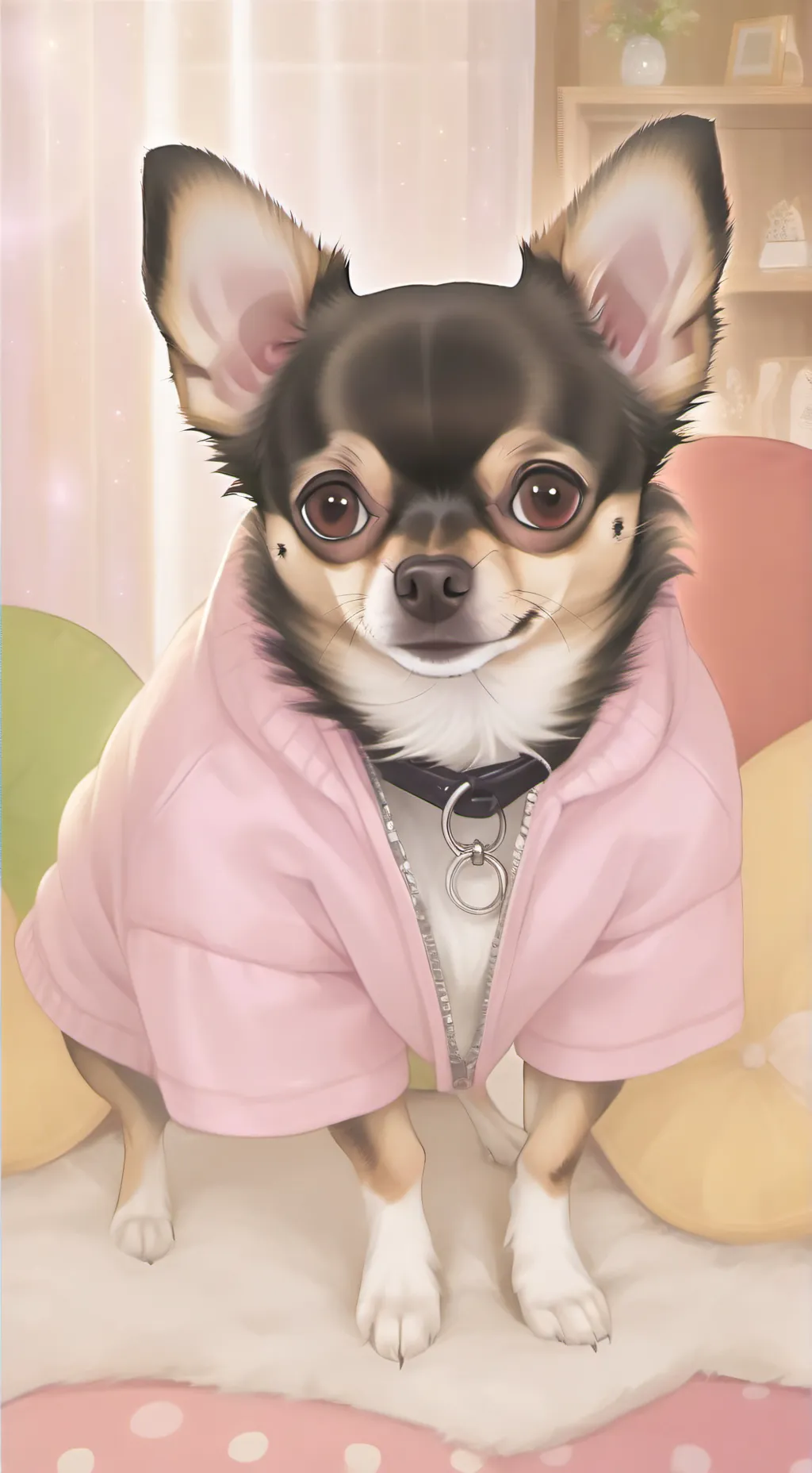 ai character: Pixel background