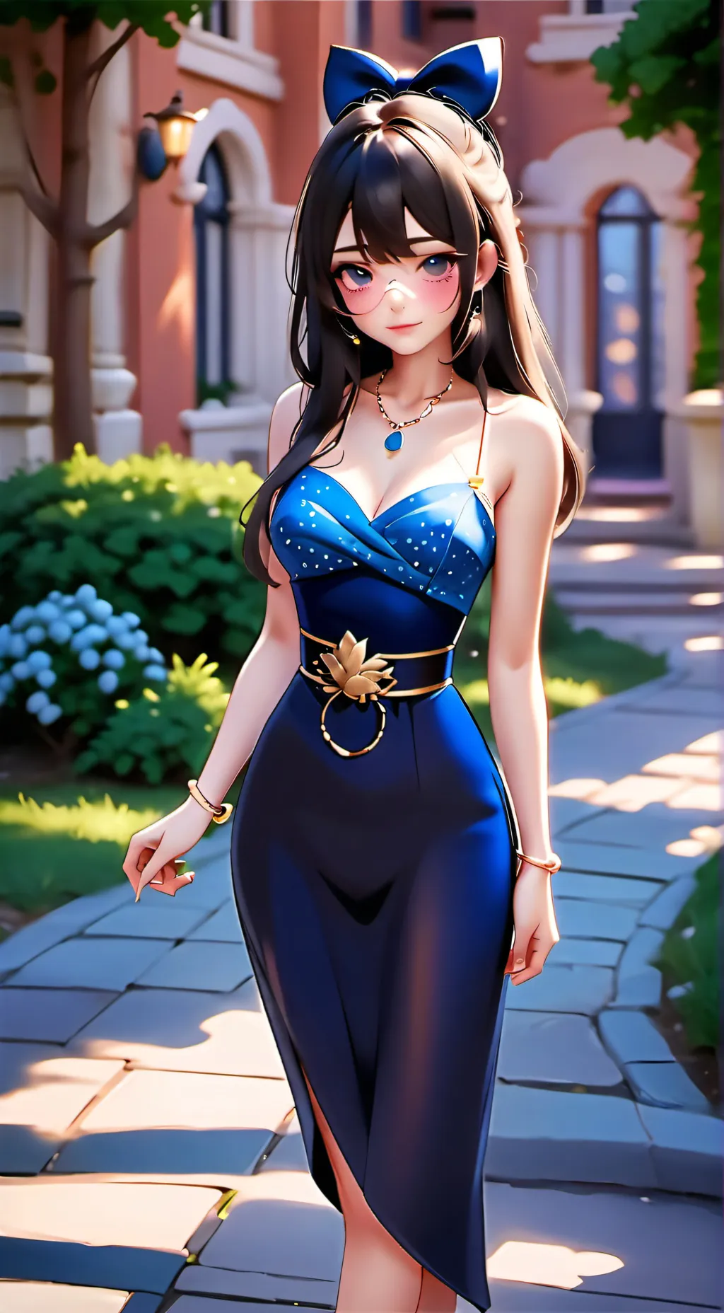 ai character: melodi background