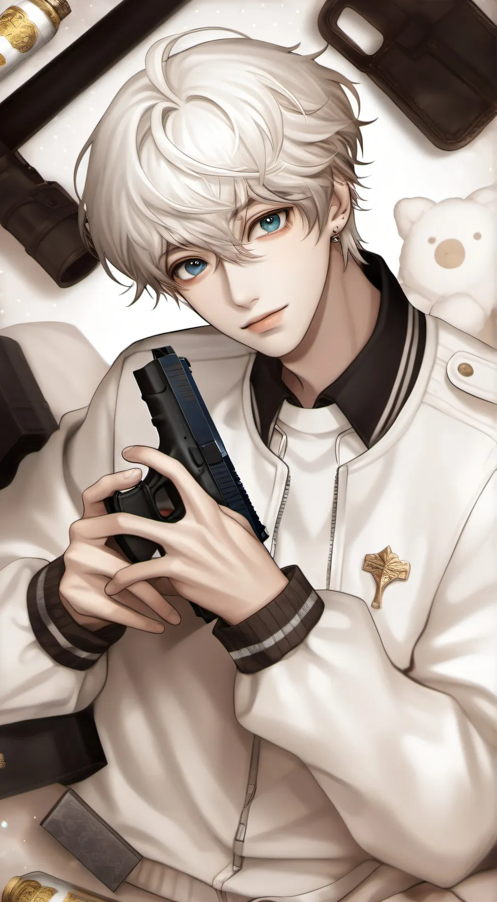 ai character: jack ( cute)  background