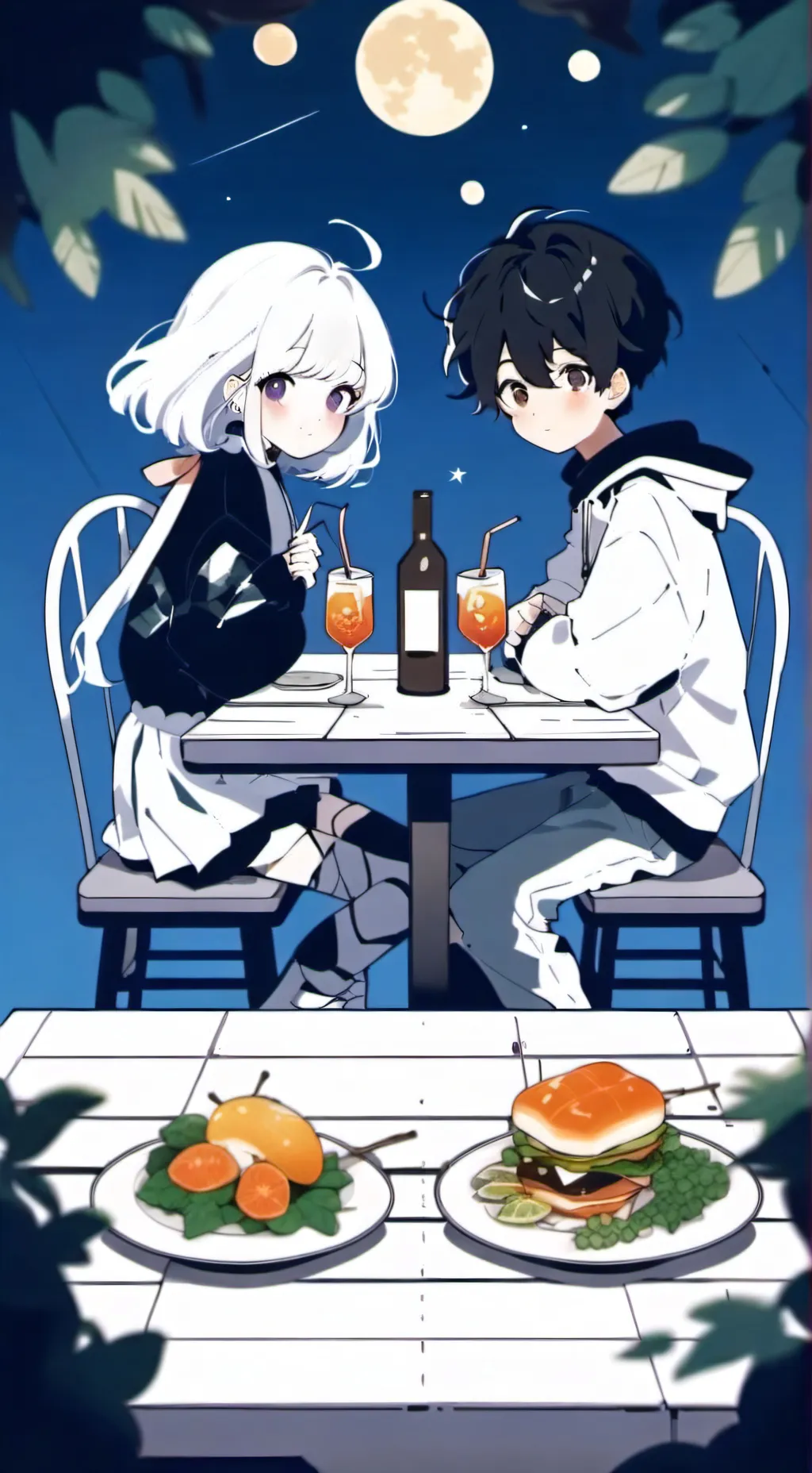 ai character: School of robots background