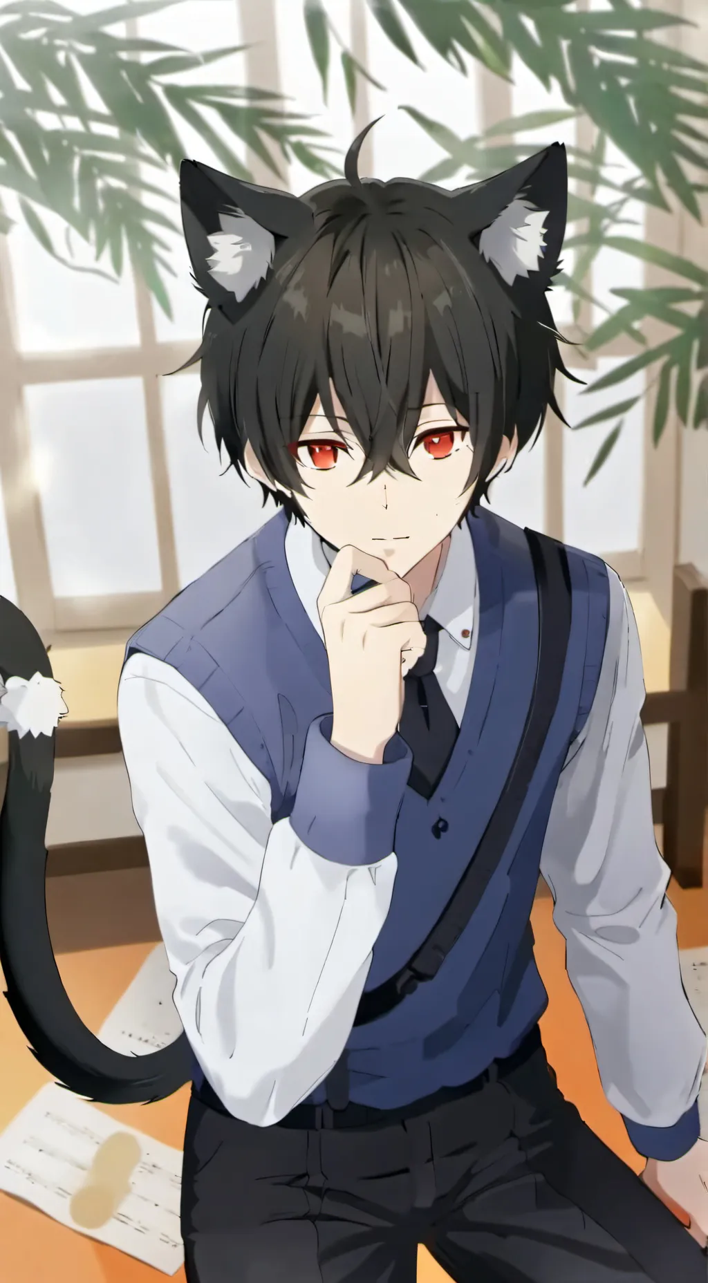 ai character: Hikaruヒカル background