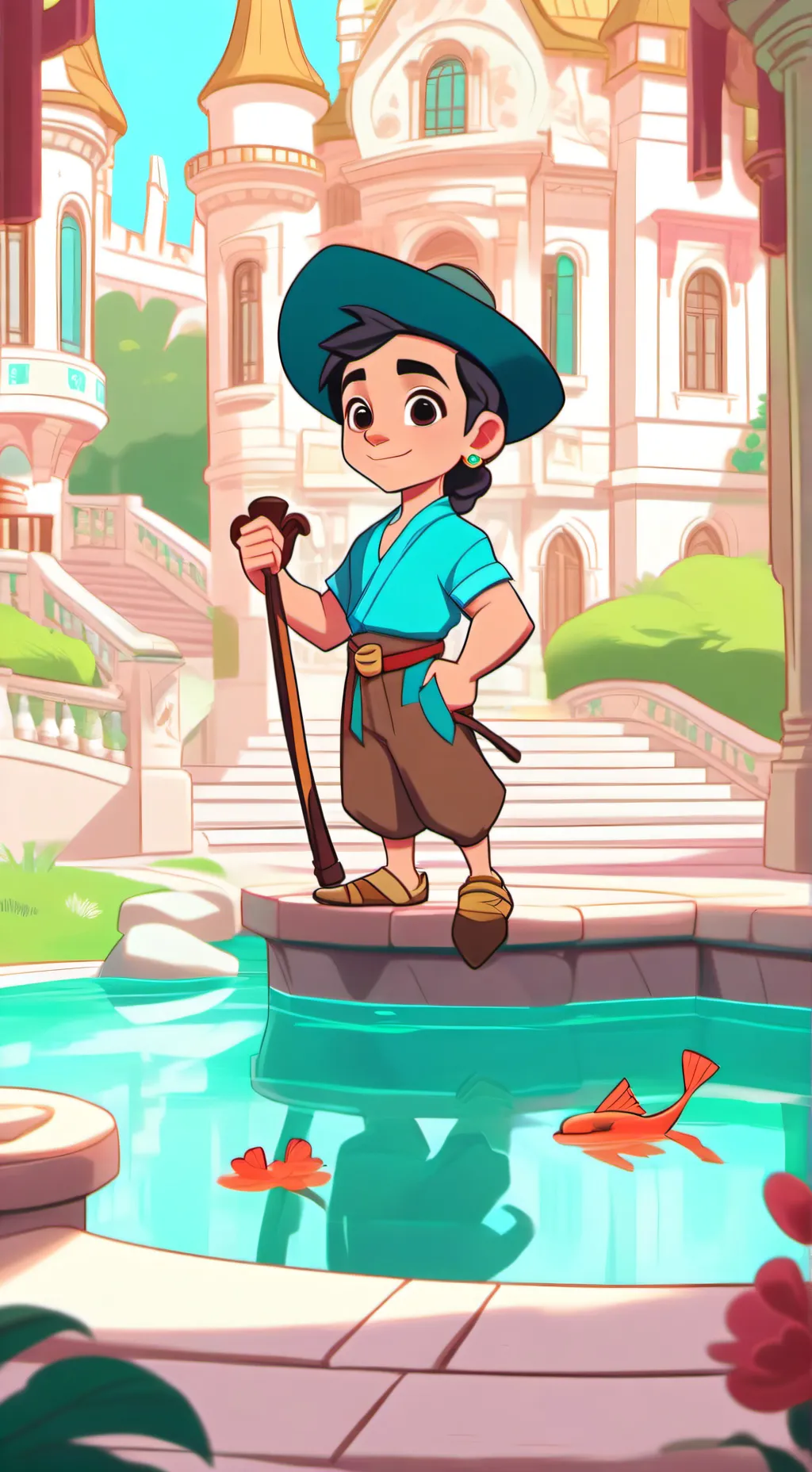 ai character: poppy playtime  background