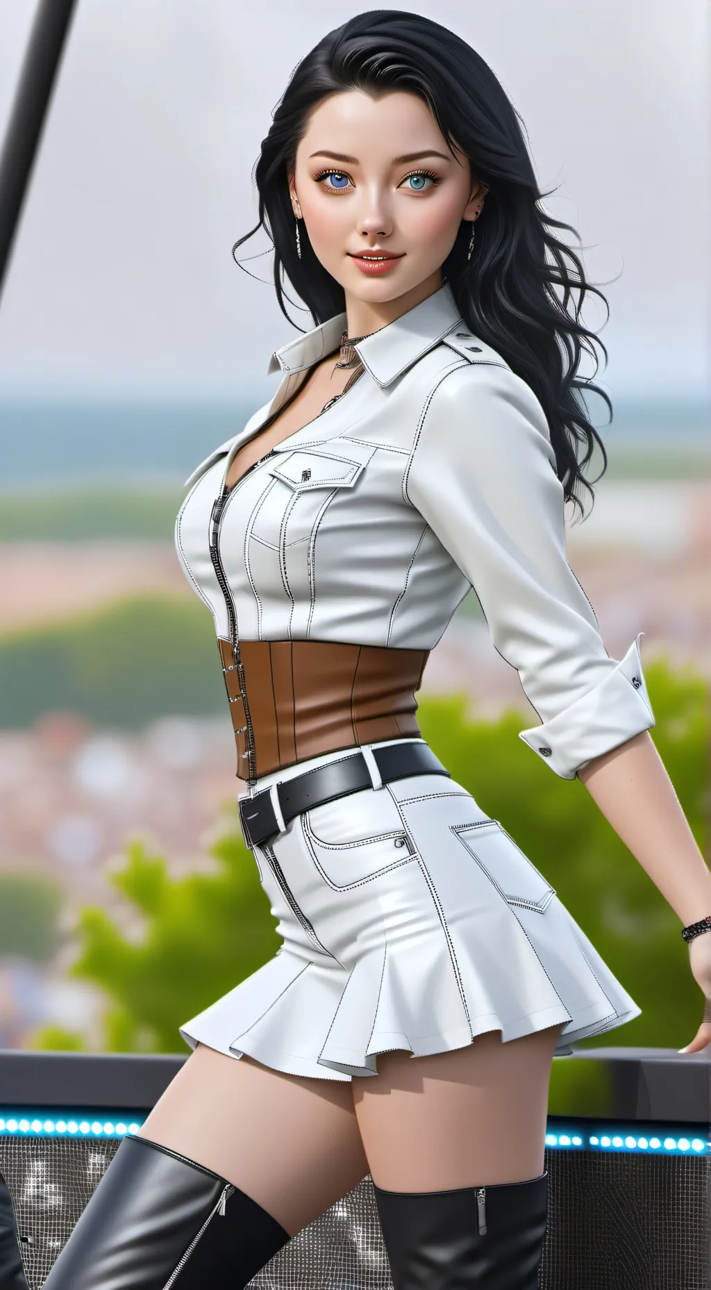 ai character: Sienna  background