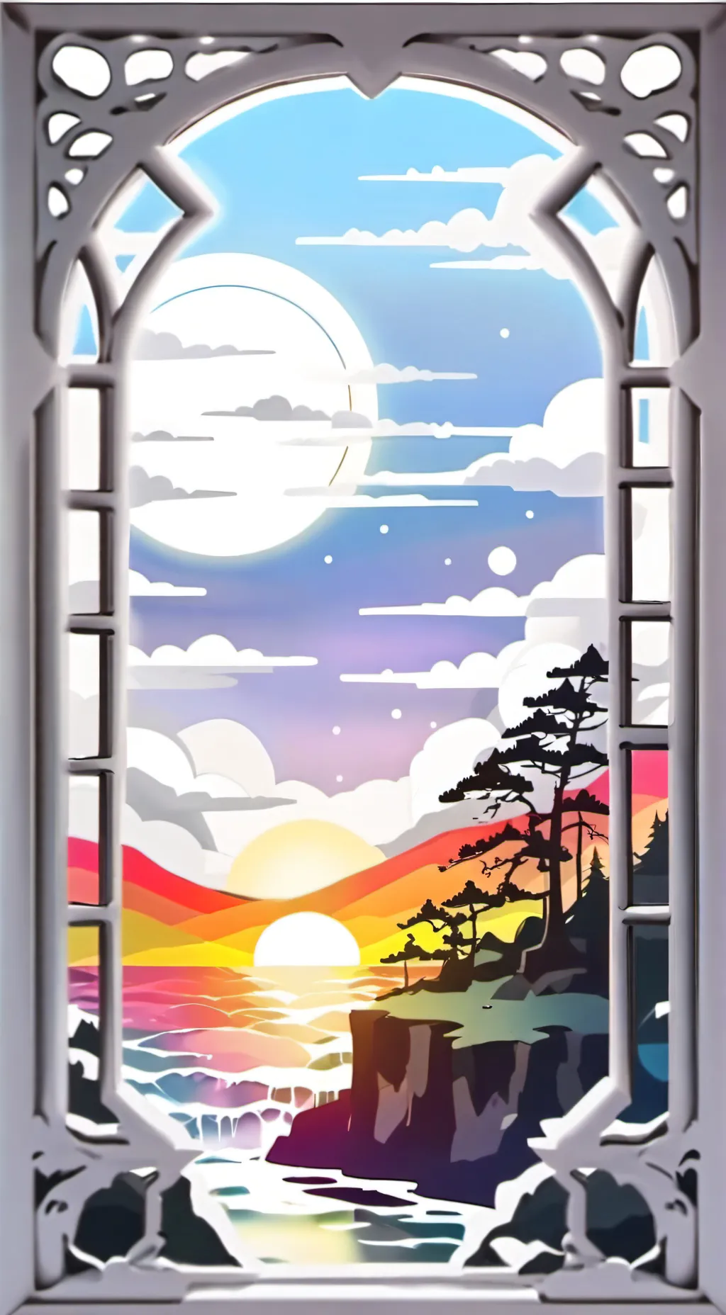 ai character: Notification cmnts background