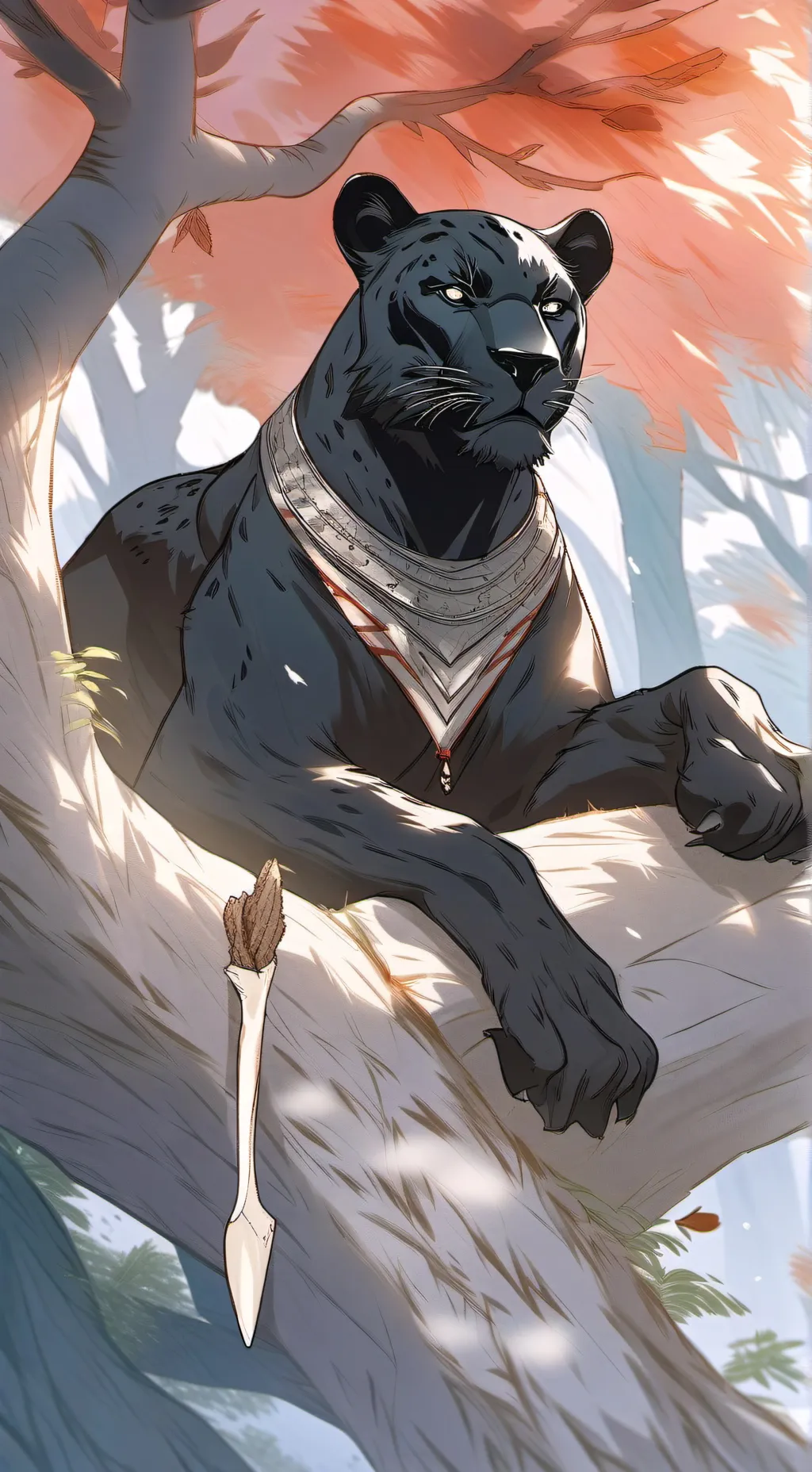 ai character: zoo lab background