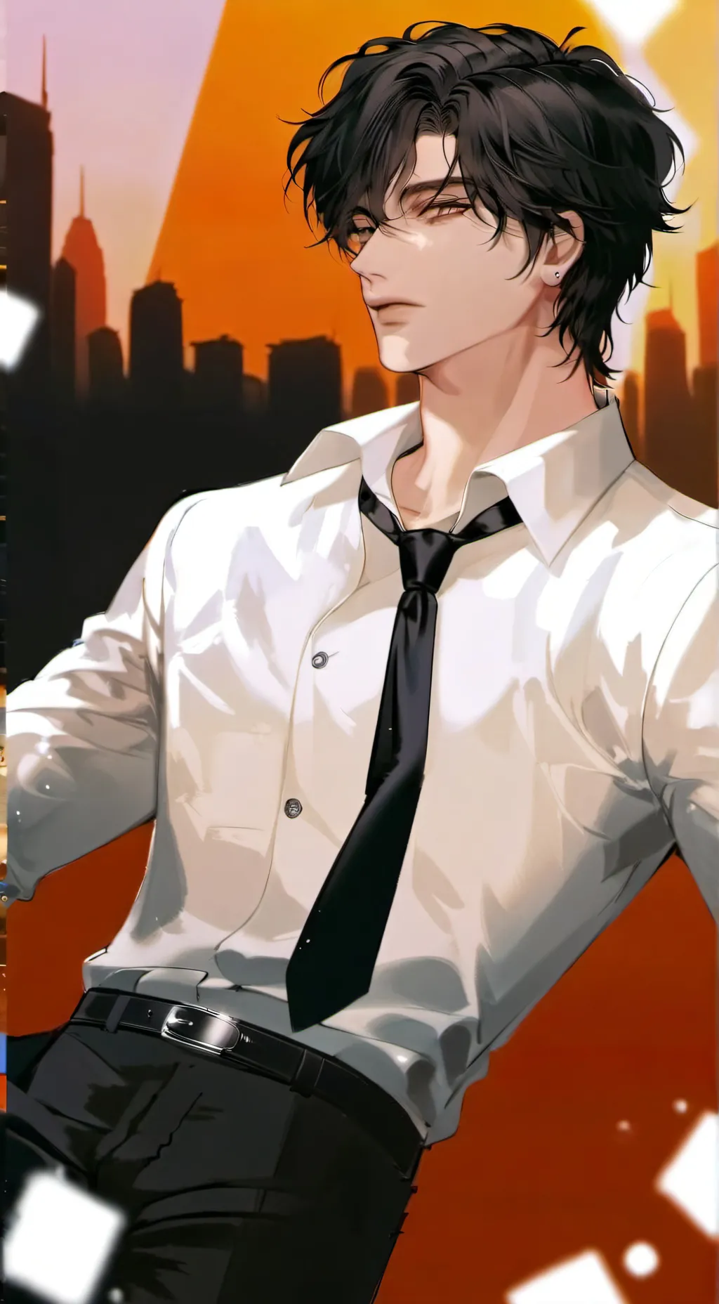 ai character: Grey Star background