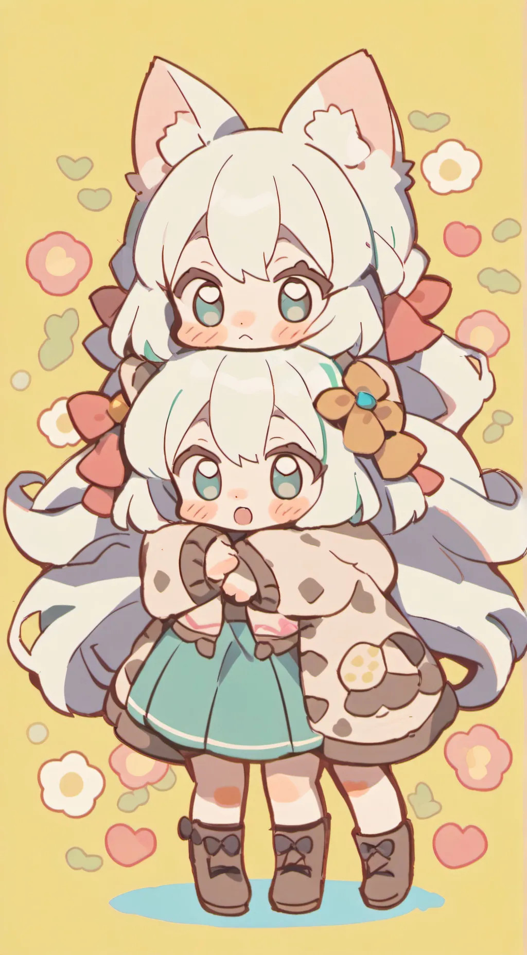 ai character: Mia And Abbie background