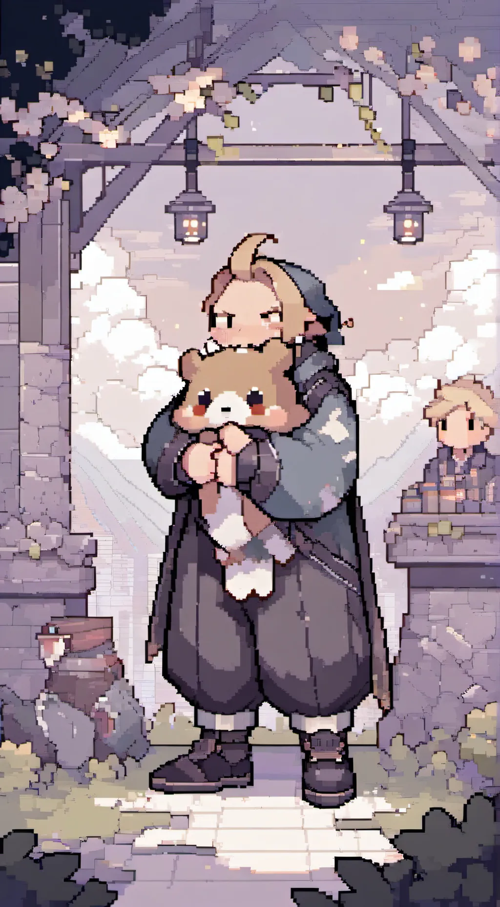 ai character: Star background