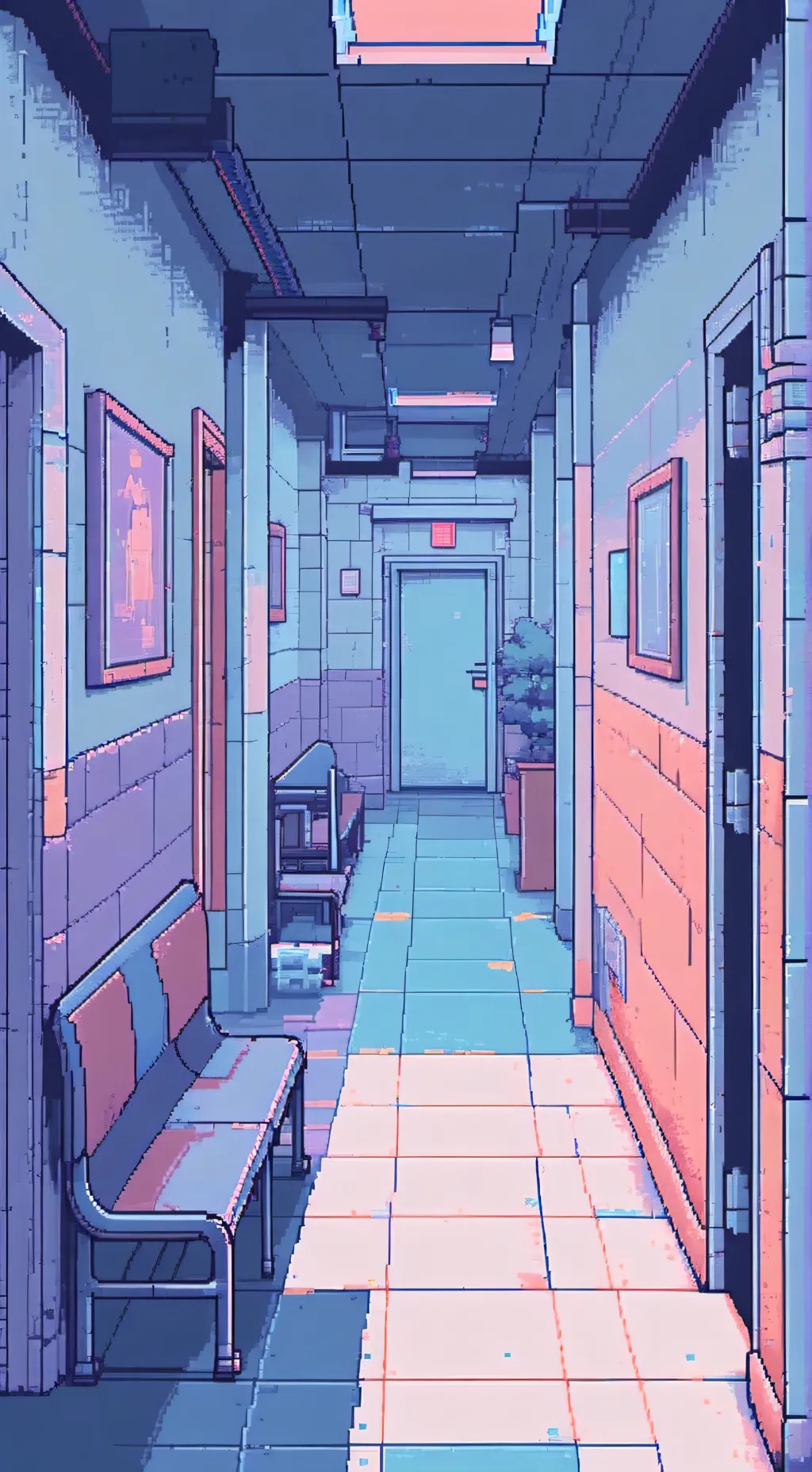 ai character: sprunki school AU. background