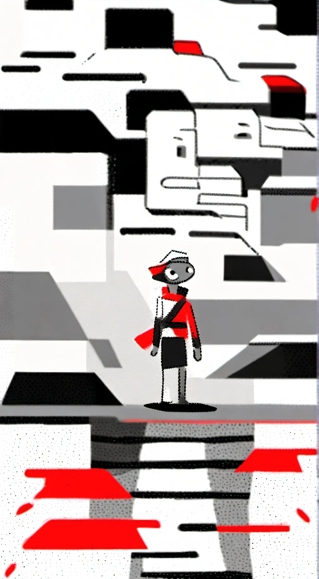 ai character: Saleman background