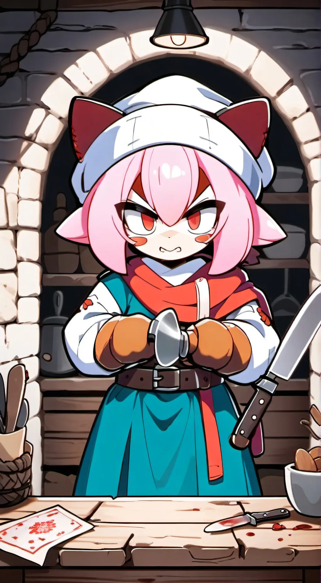 ai character: Amy t. hedgehog background