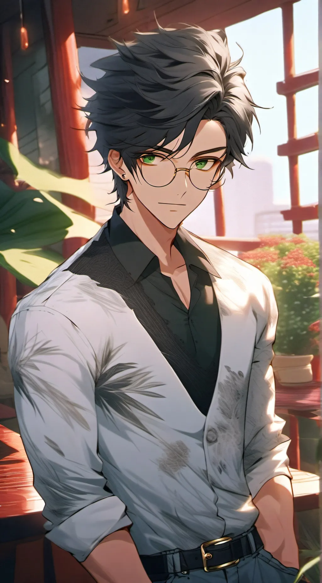 ai character: ★🎸🎧⋆｡ °⋆Love me) background