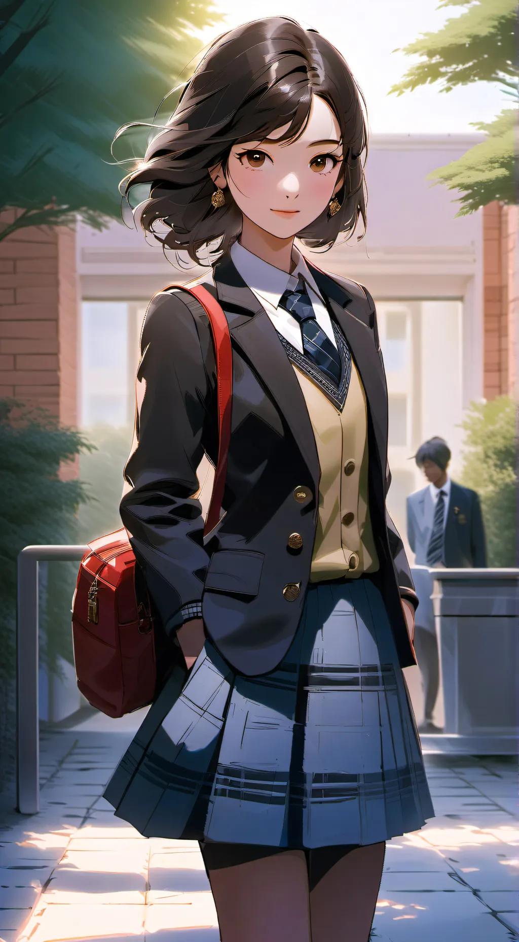 ai character: Luna background