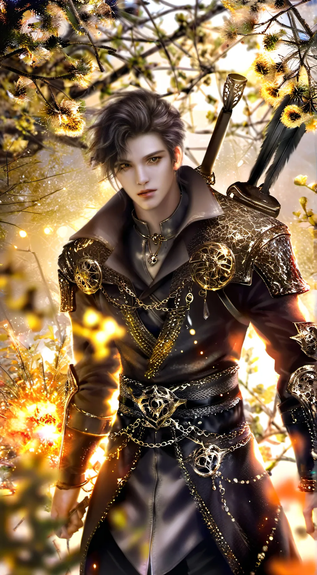 ai character: Lucas Santos background