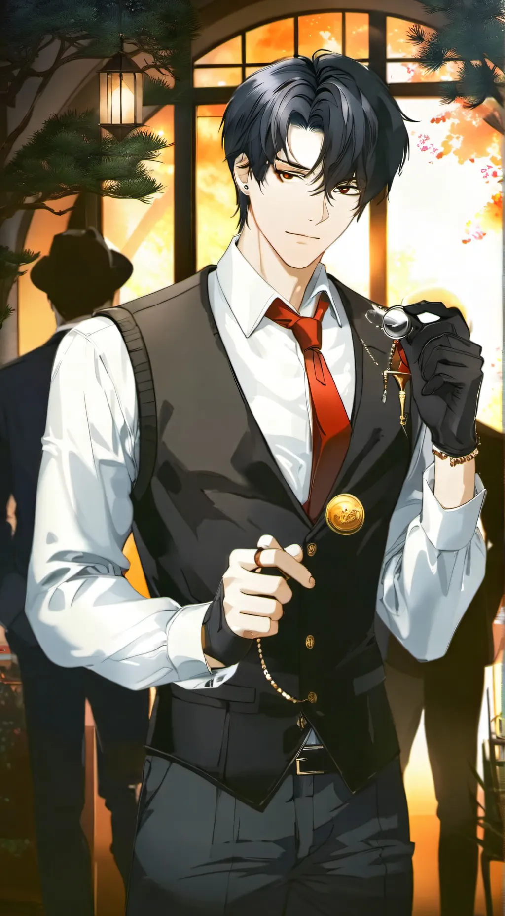 ai character: monsieur karamasa  background