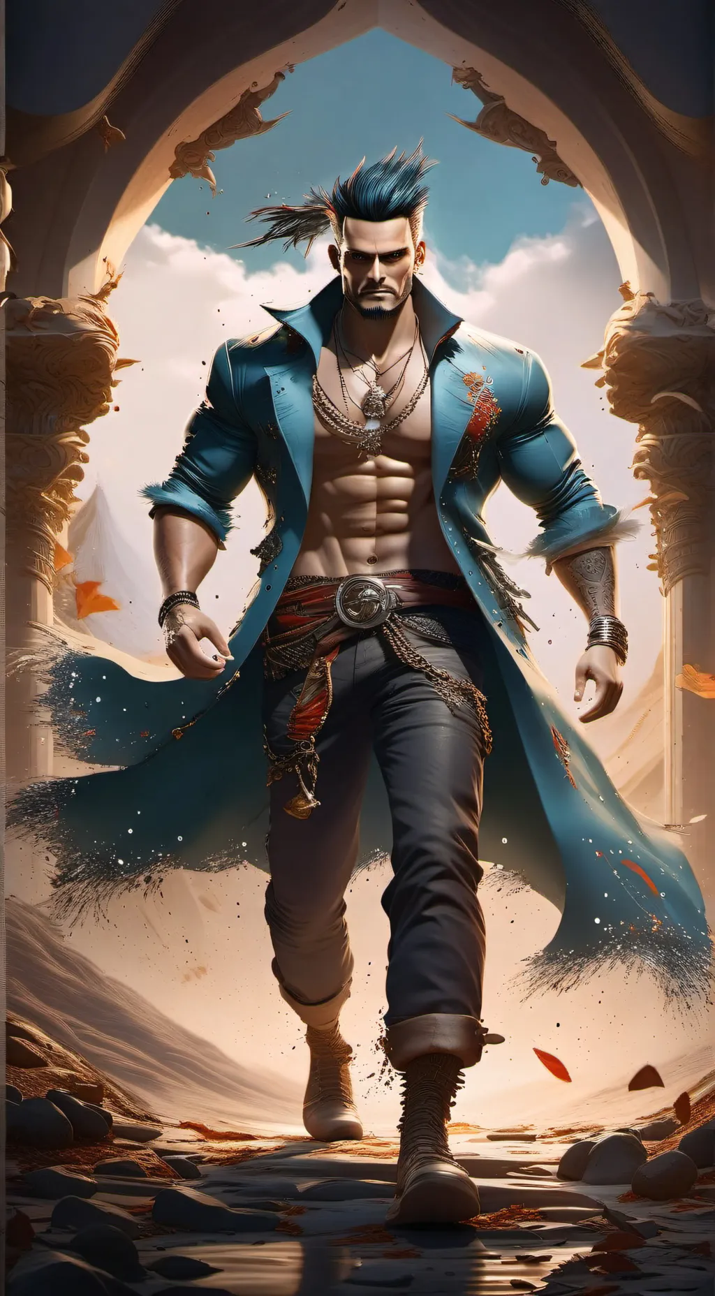 ai character: franky background