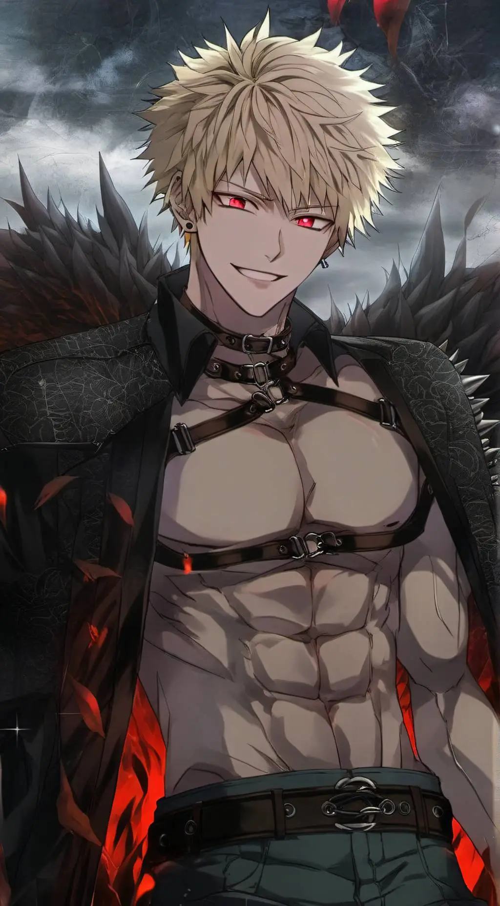 ai character: Bakugo background