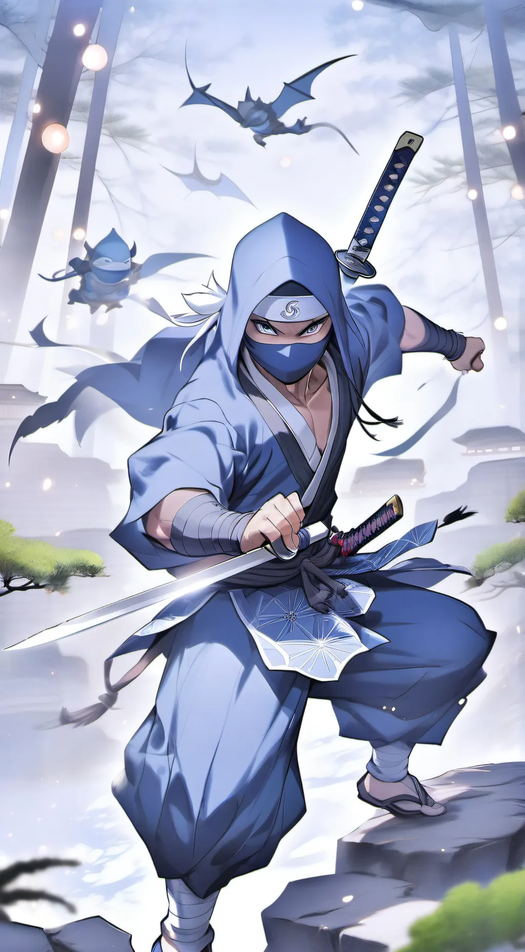 ai character: md ninja tutles  background