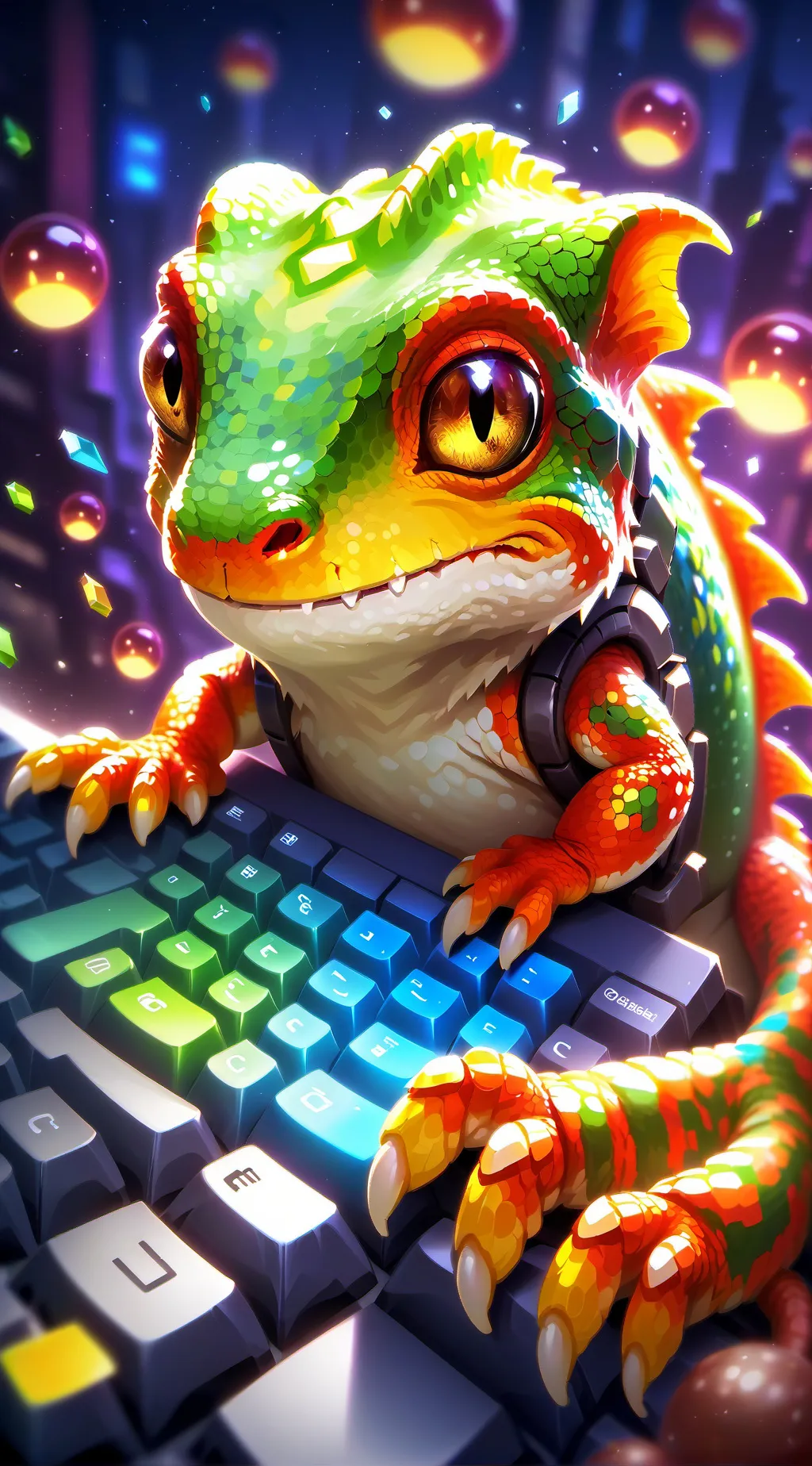 ai character: BitBit background