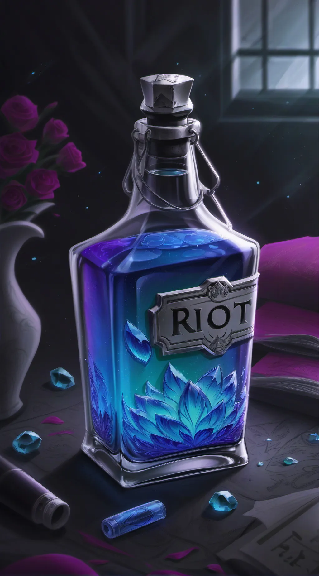 ai character: Dw spin the bottle background