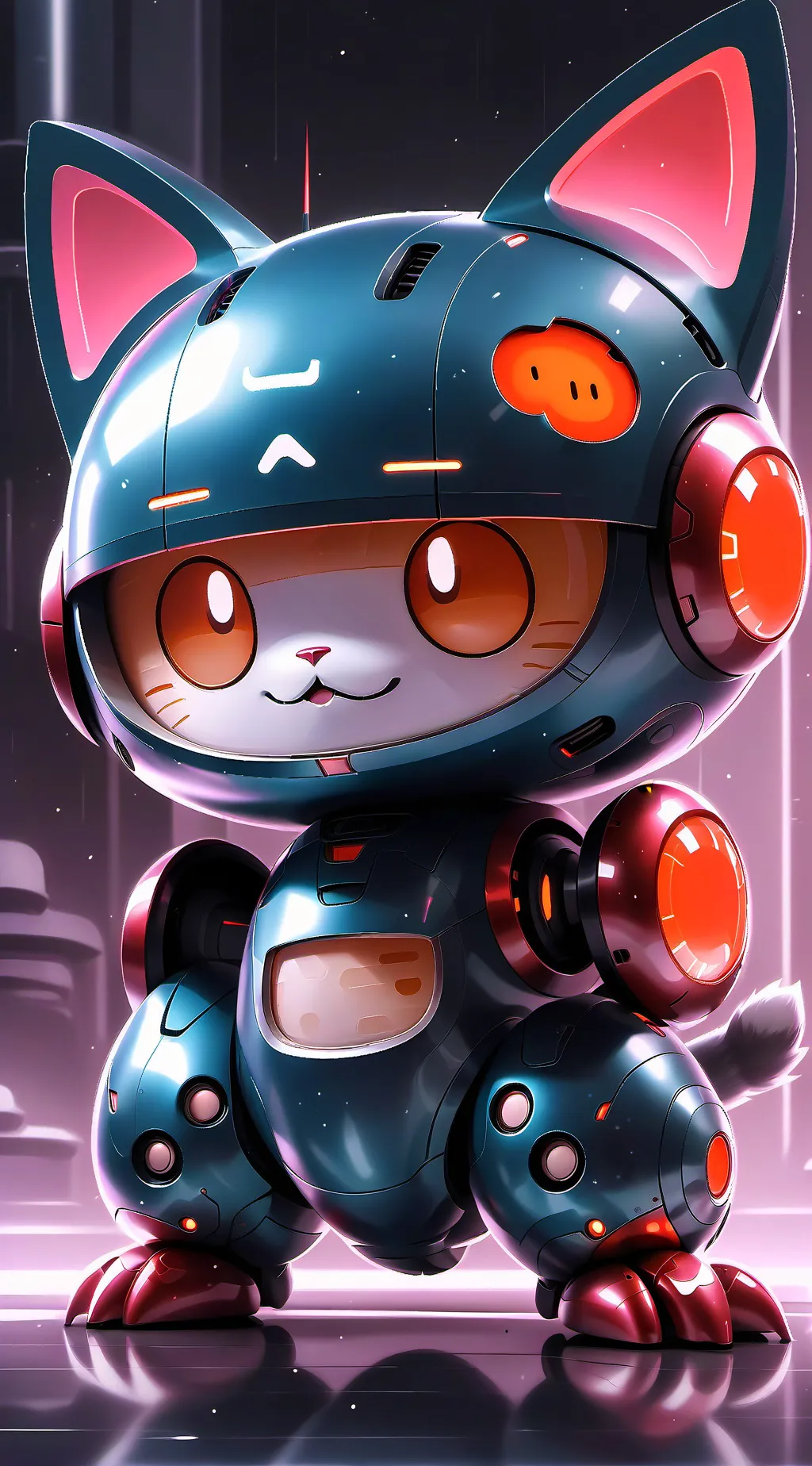 ai character: whiskers  background