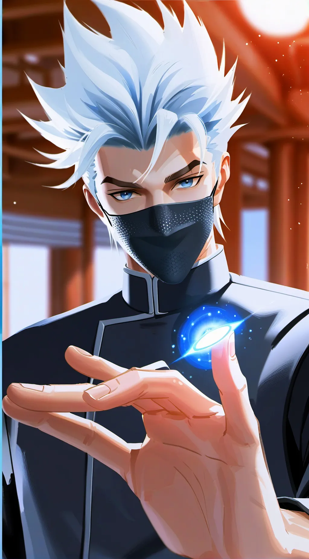 ai character: Satoru Gojo background