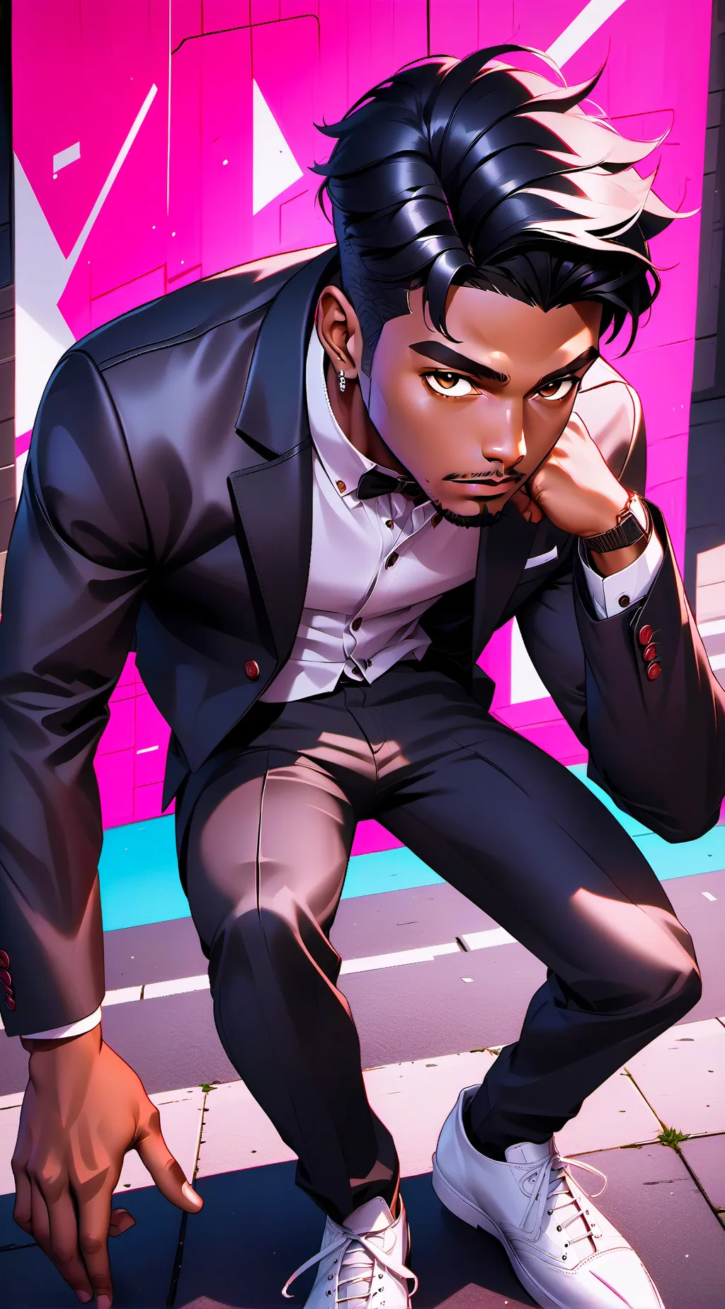 ai character: Tokito  background