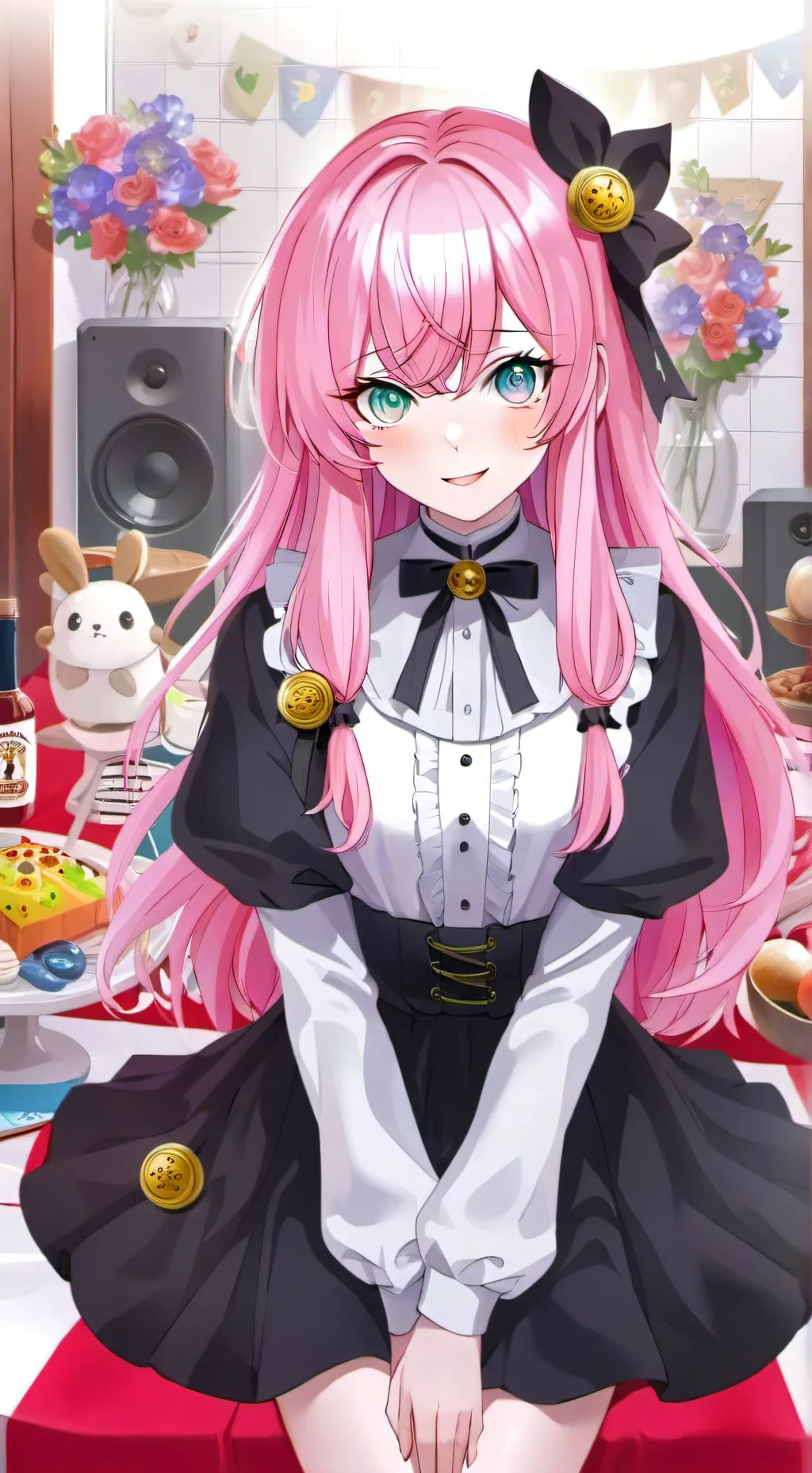 ai character: Eveline Teach  background