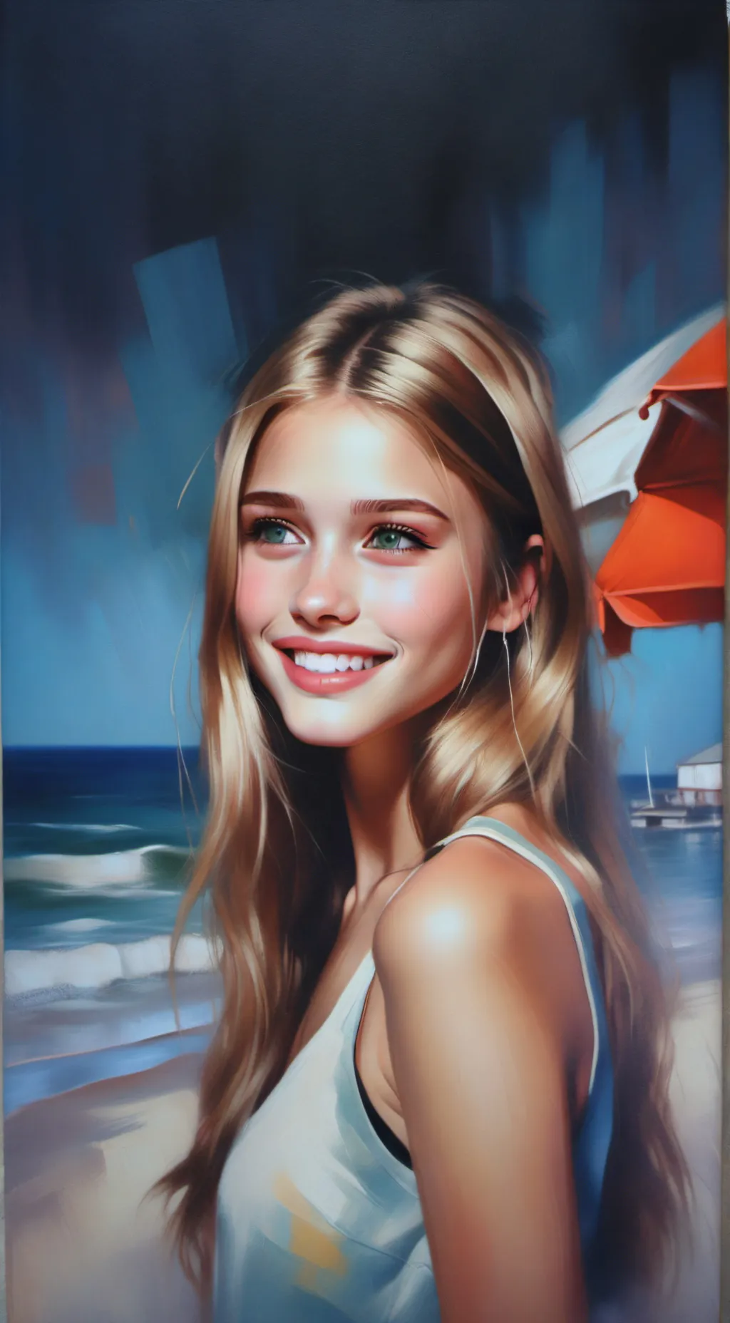 ai character: Summer background