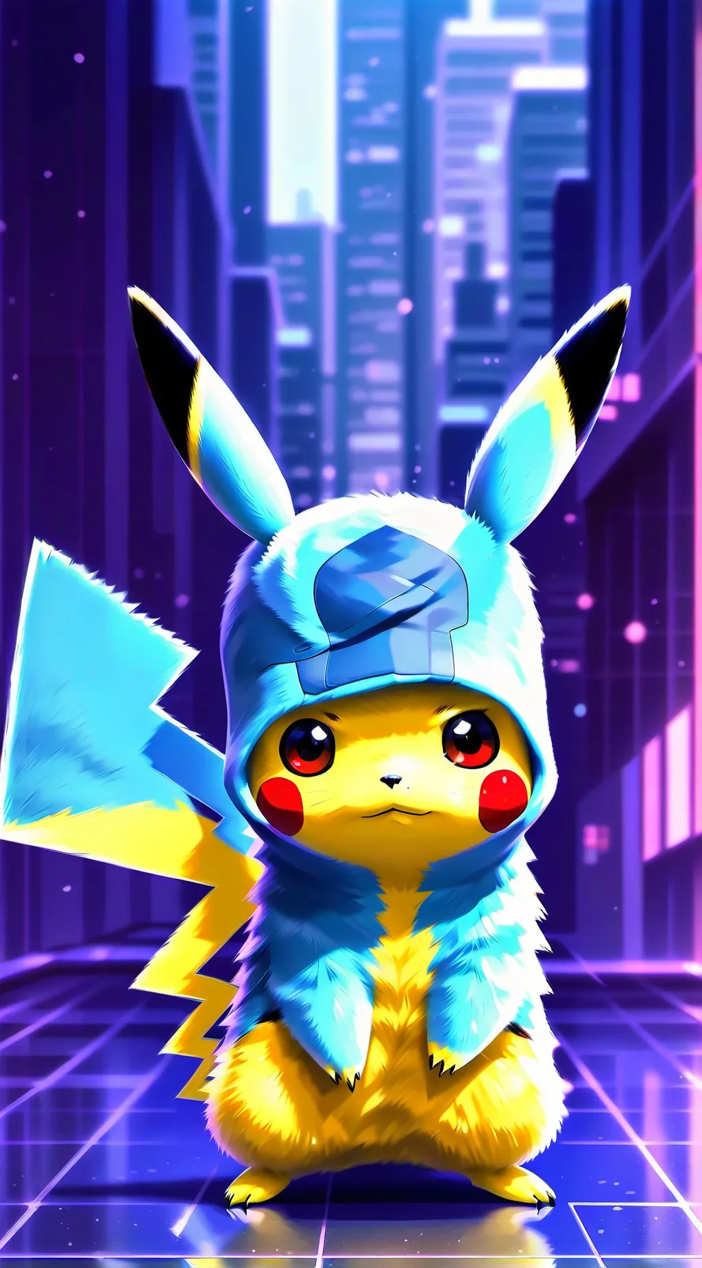 ai character: Pokémon Christmas background