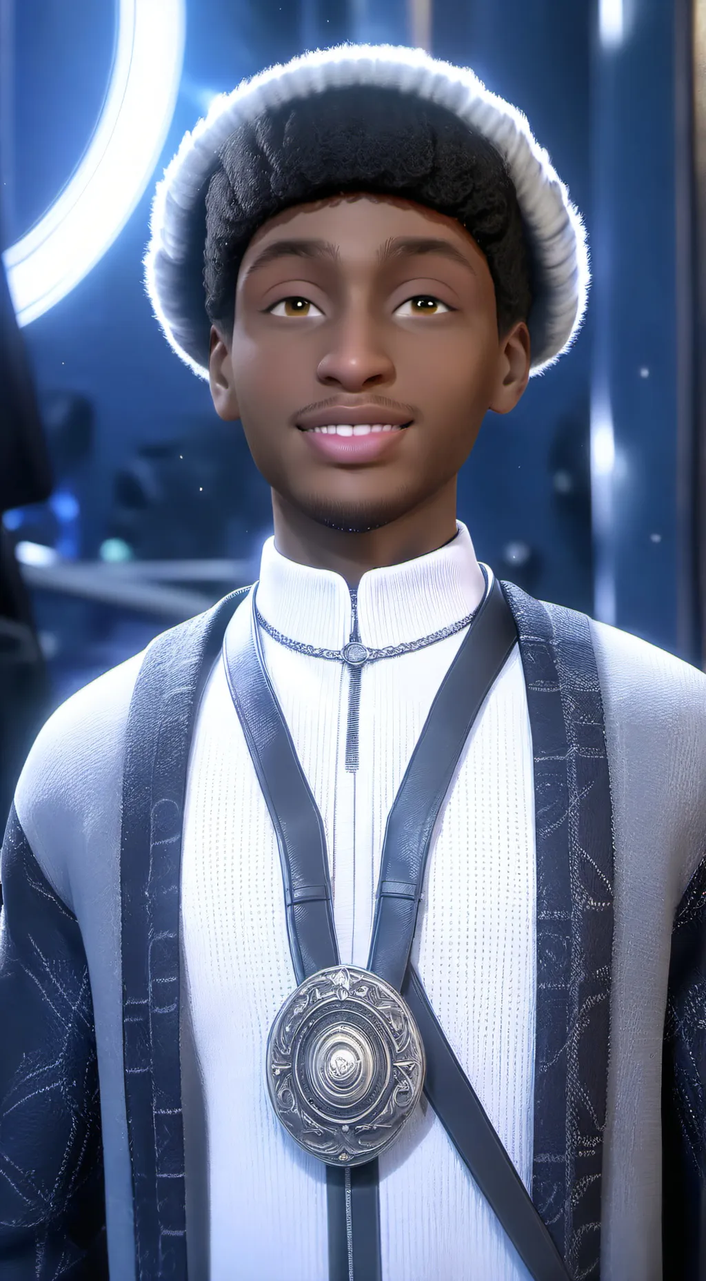 ai character: YXL SALAH background