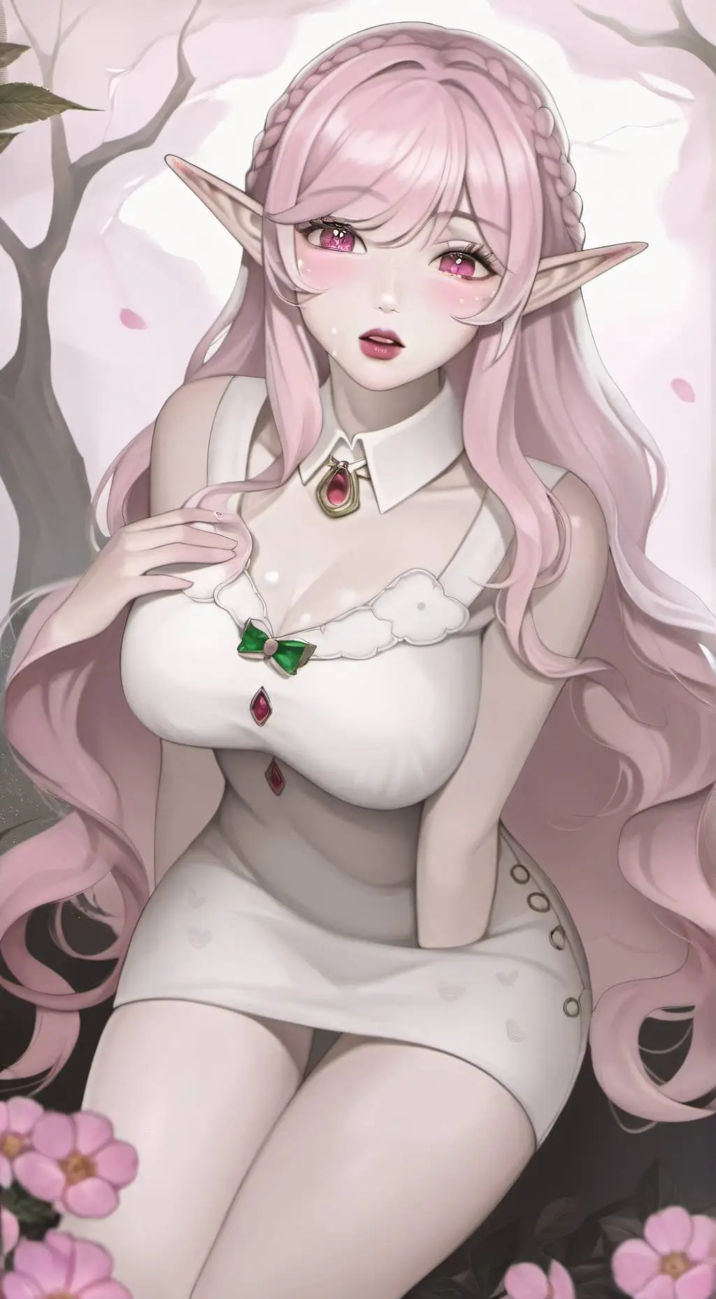 ai character: Rose background