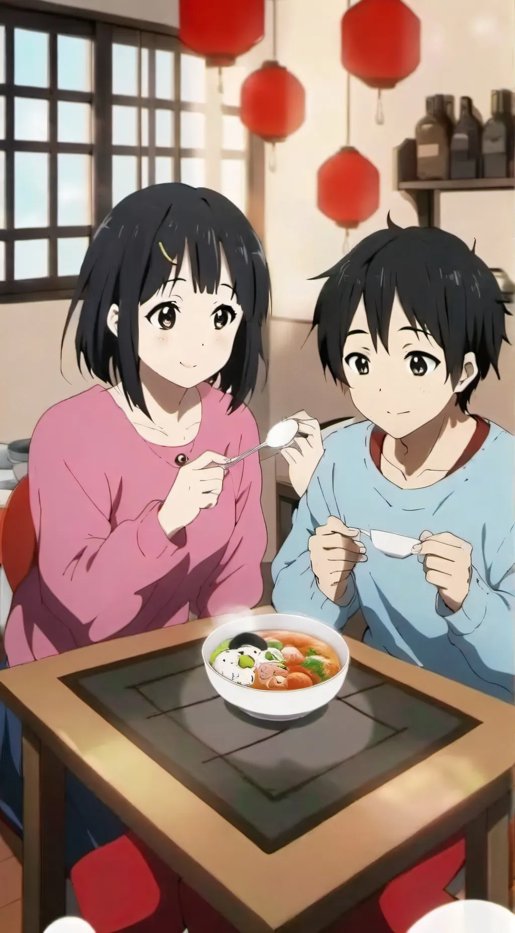 ai character: Maria And Alex background