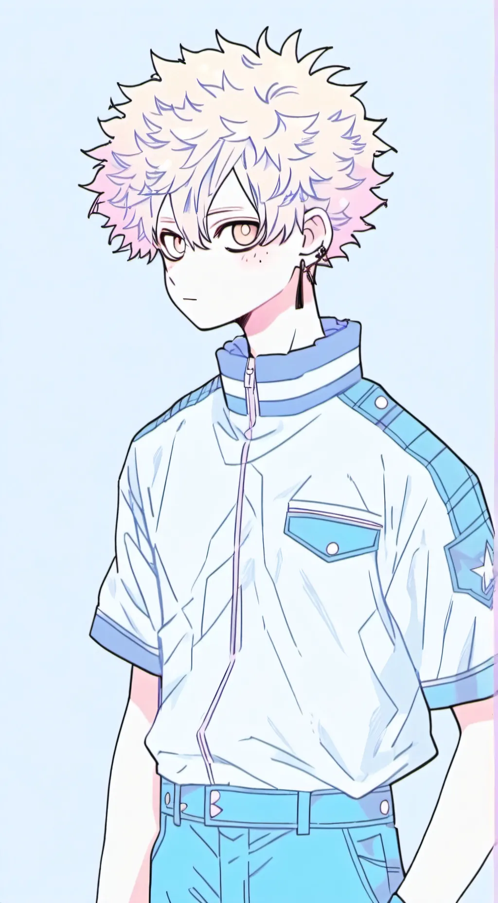 ai character: katsuki bakugo background