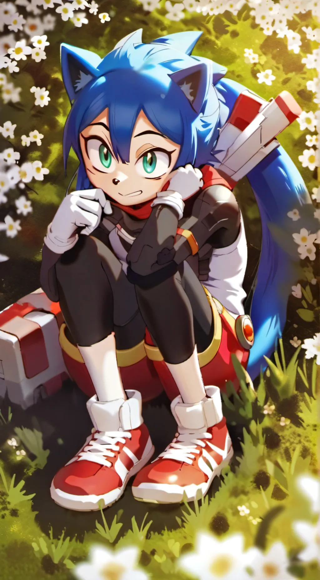 ai character: ♡sonic♡ background