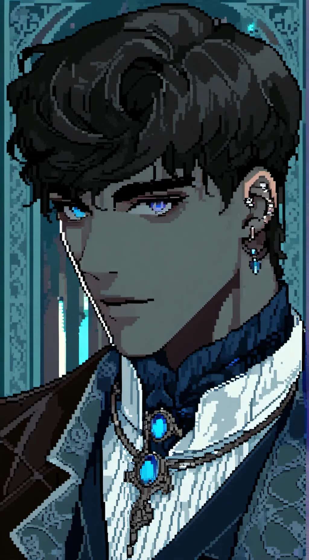 ai character: ×°Dariam Fuscia background