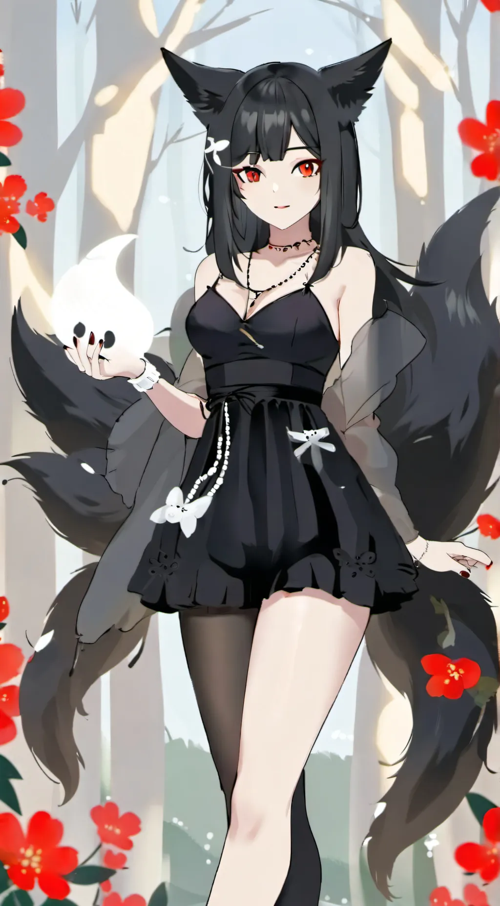 ai character: Luna  background