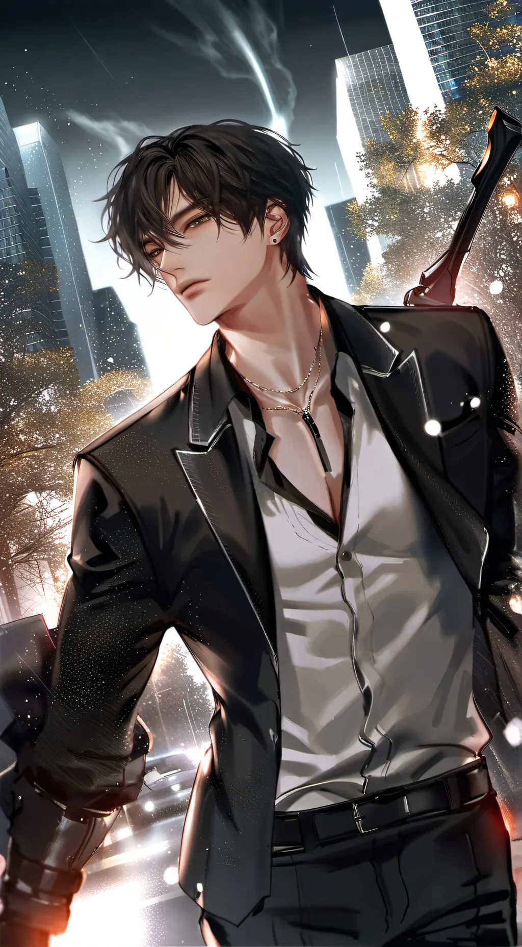 ai character: Grey Star background