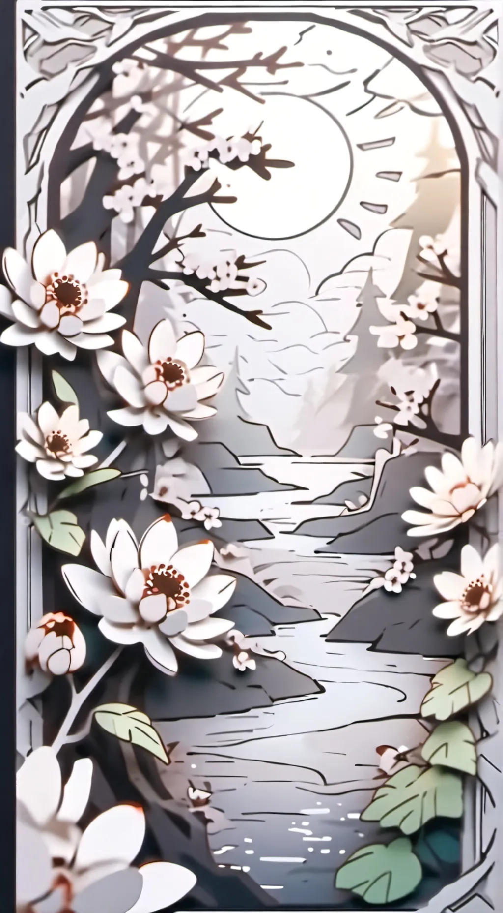 ai character: zenitsu x nezuko  background