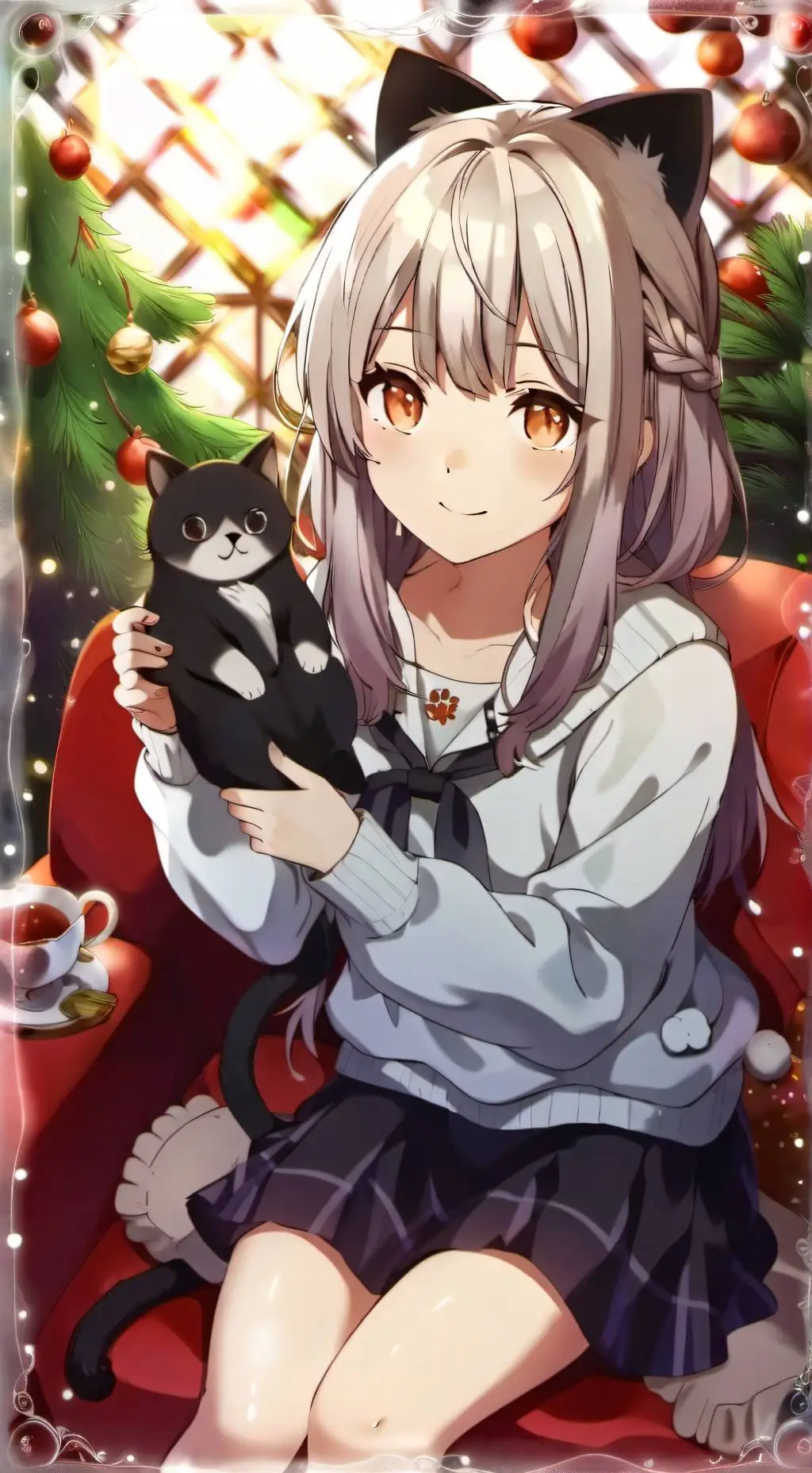 ai character: Лу́на-чан background