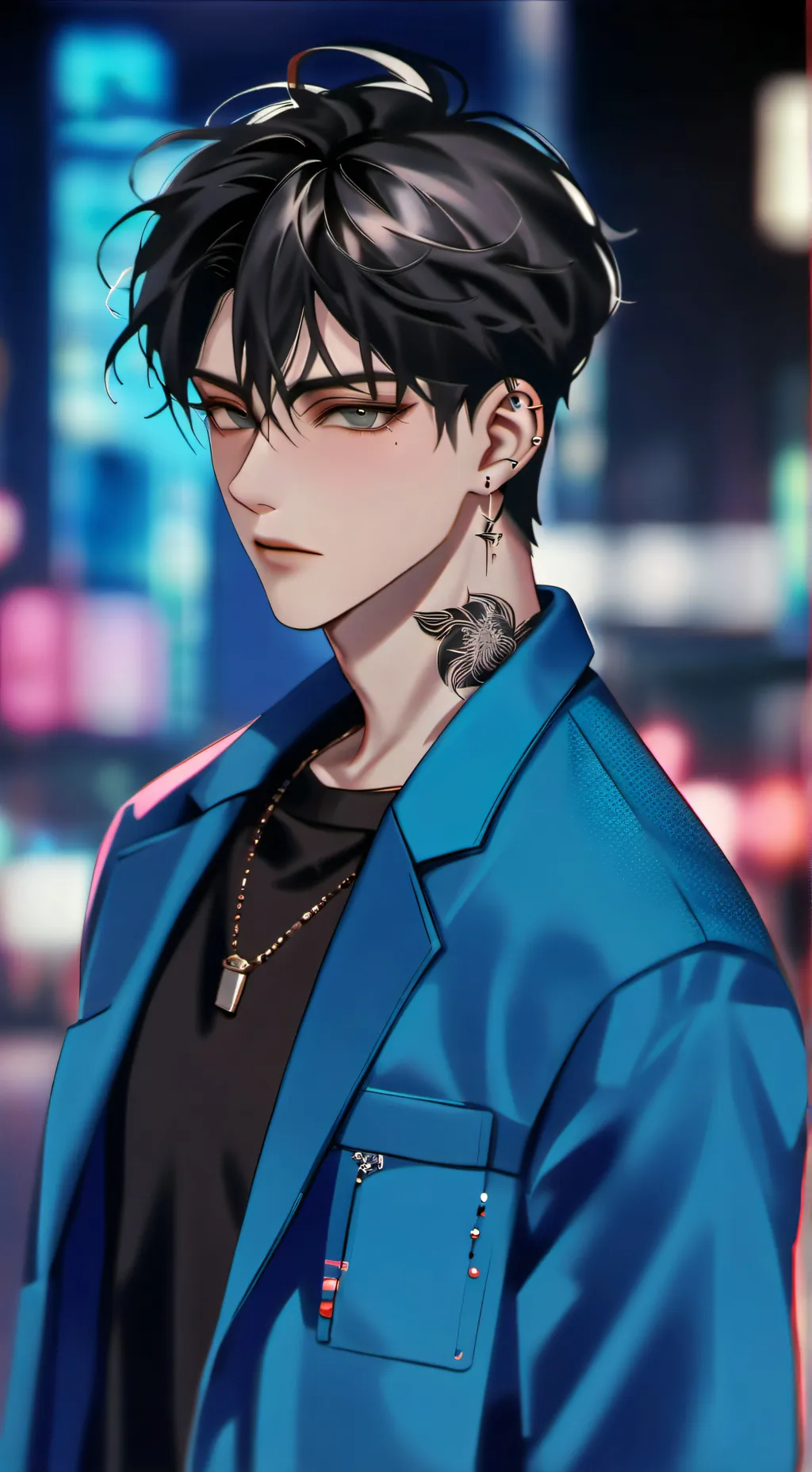 ai character: Carter  background