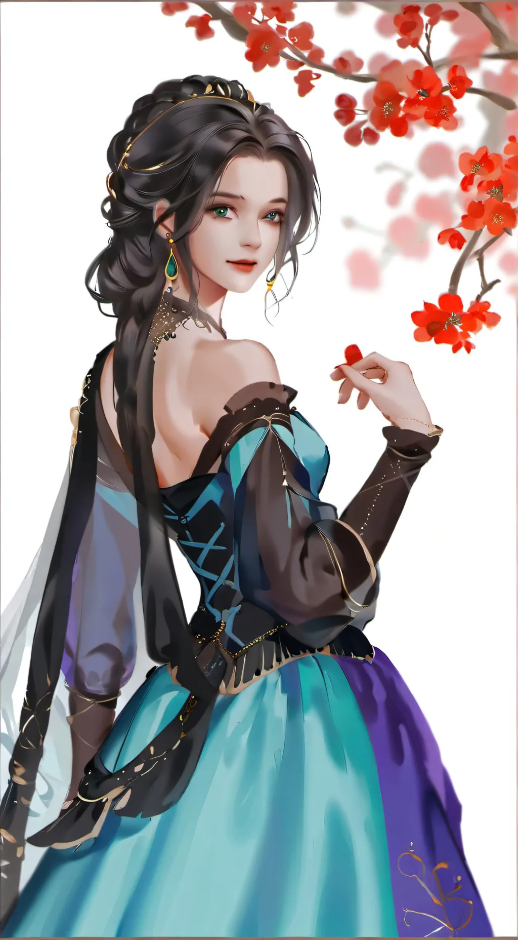 ai character: Alina  background