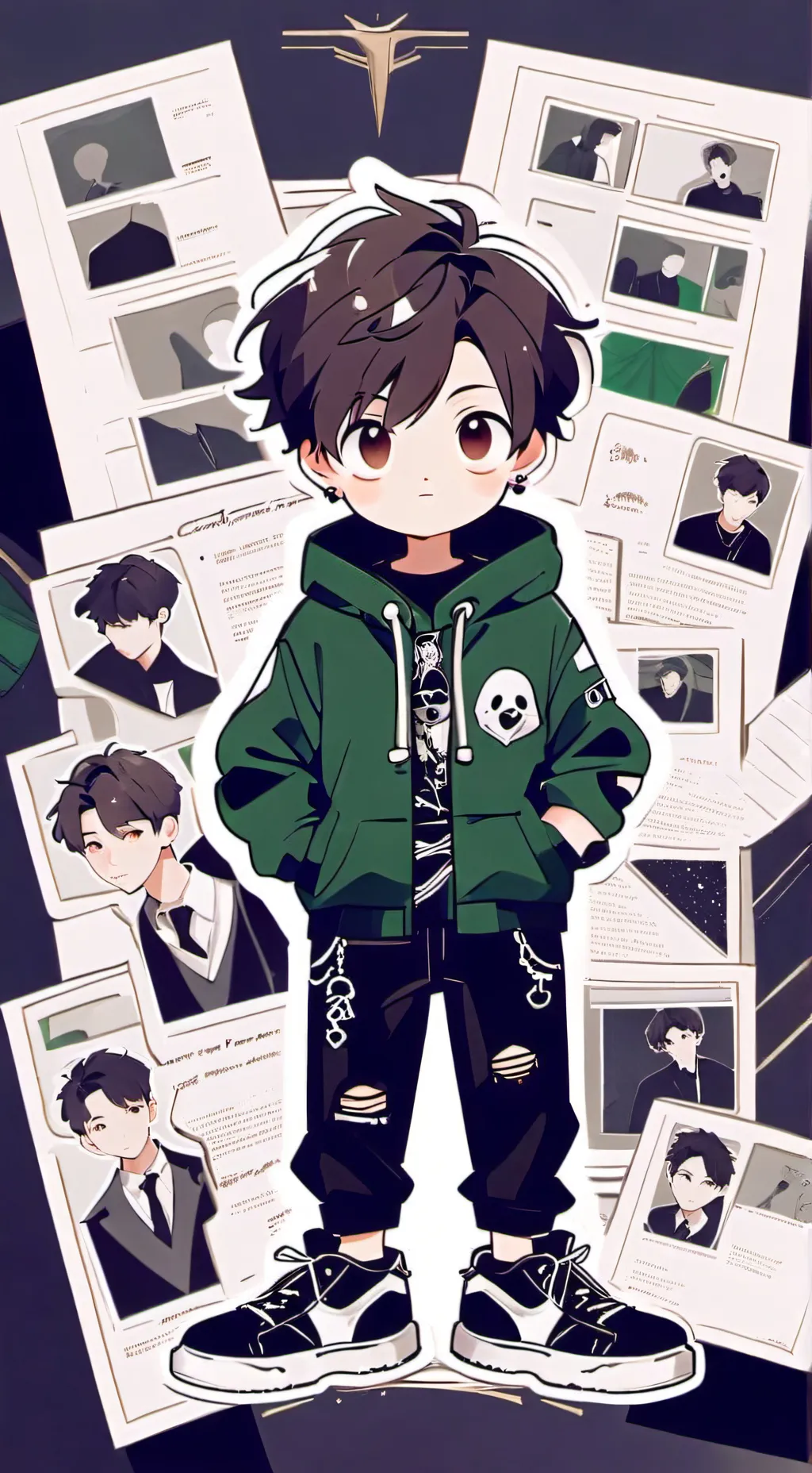 ai character: Gino background