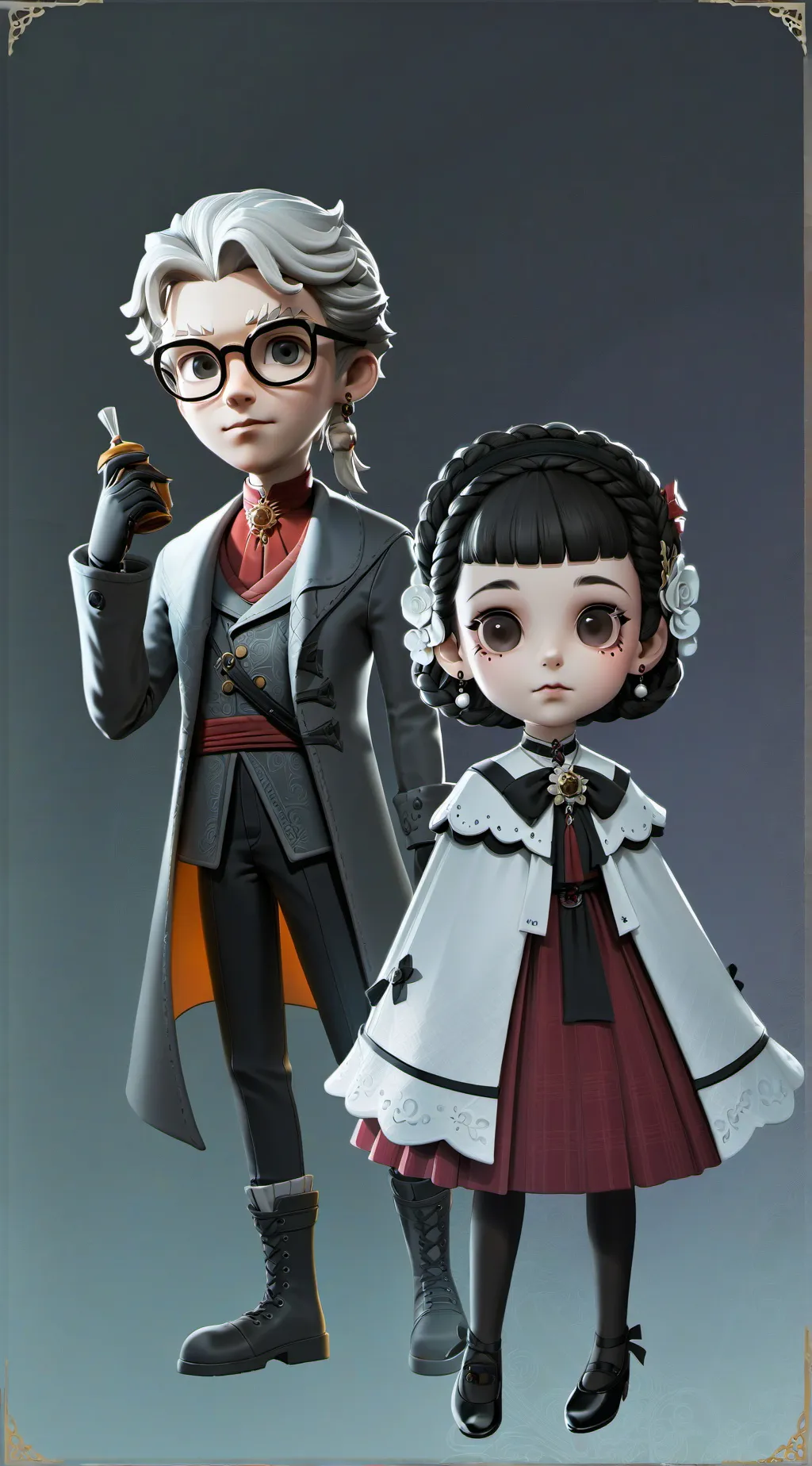 ai character: Lost family 😔 background