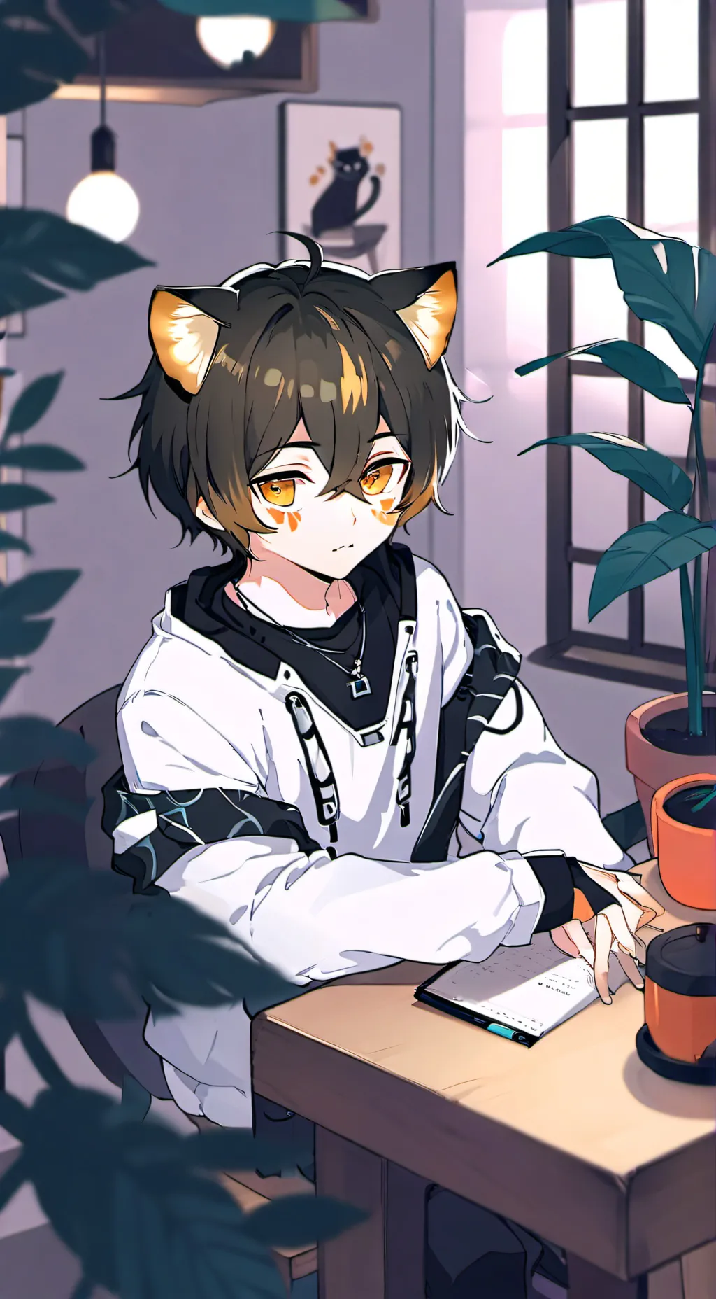 ai character: axel background