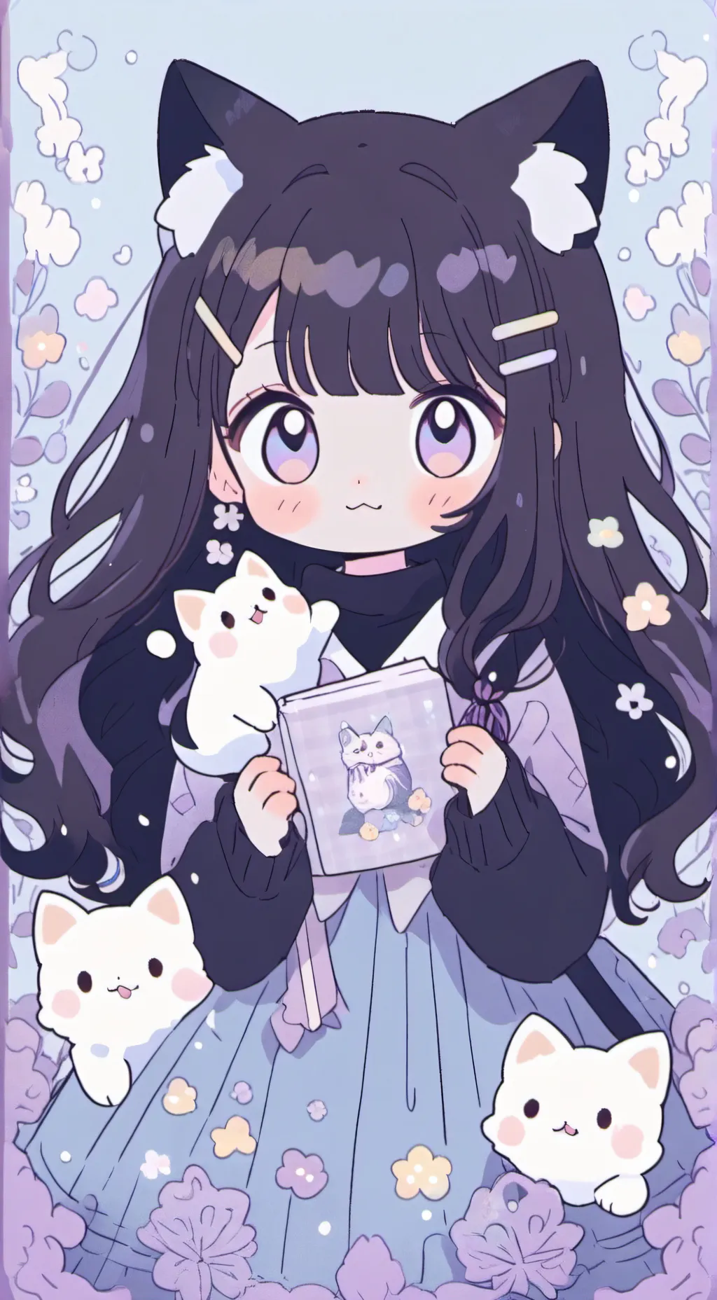 ai character: subscribe for art background