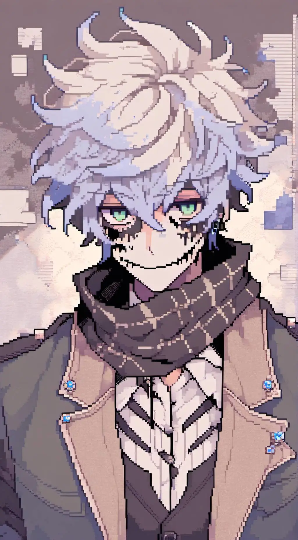 ai character: Ink background